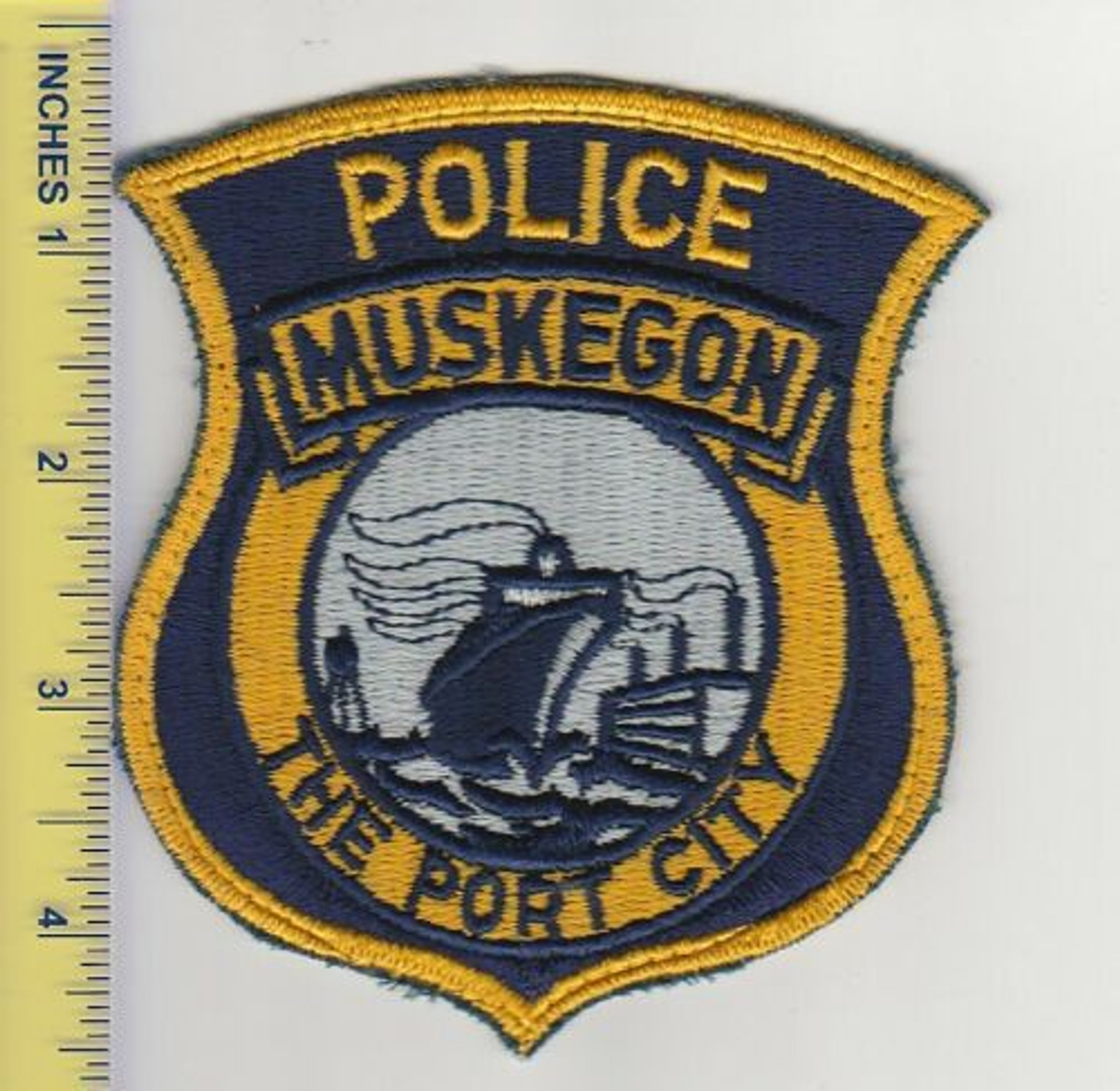 Muskegon MI Police Patch
