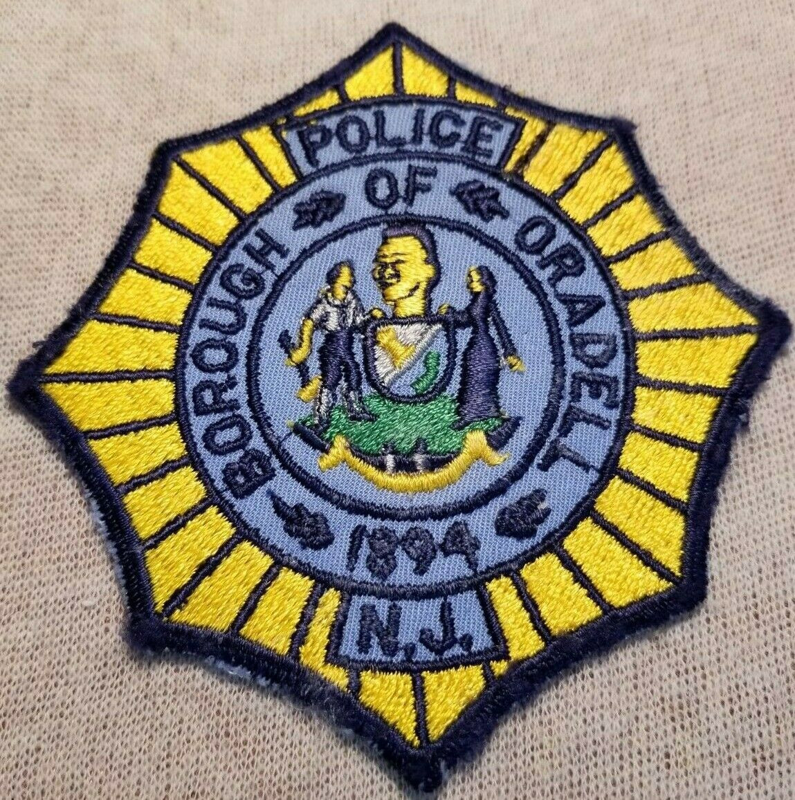 Oradell Borough NJ Police Patch Hero Outdoors
