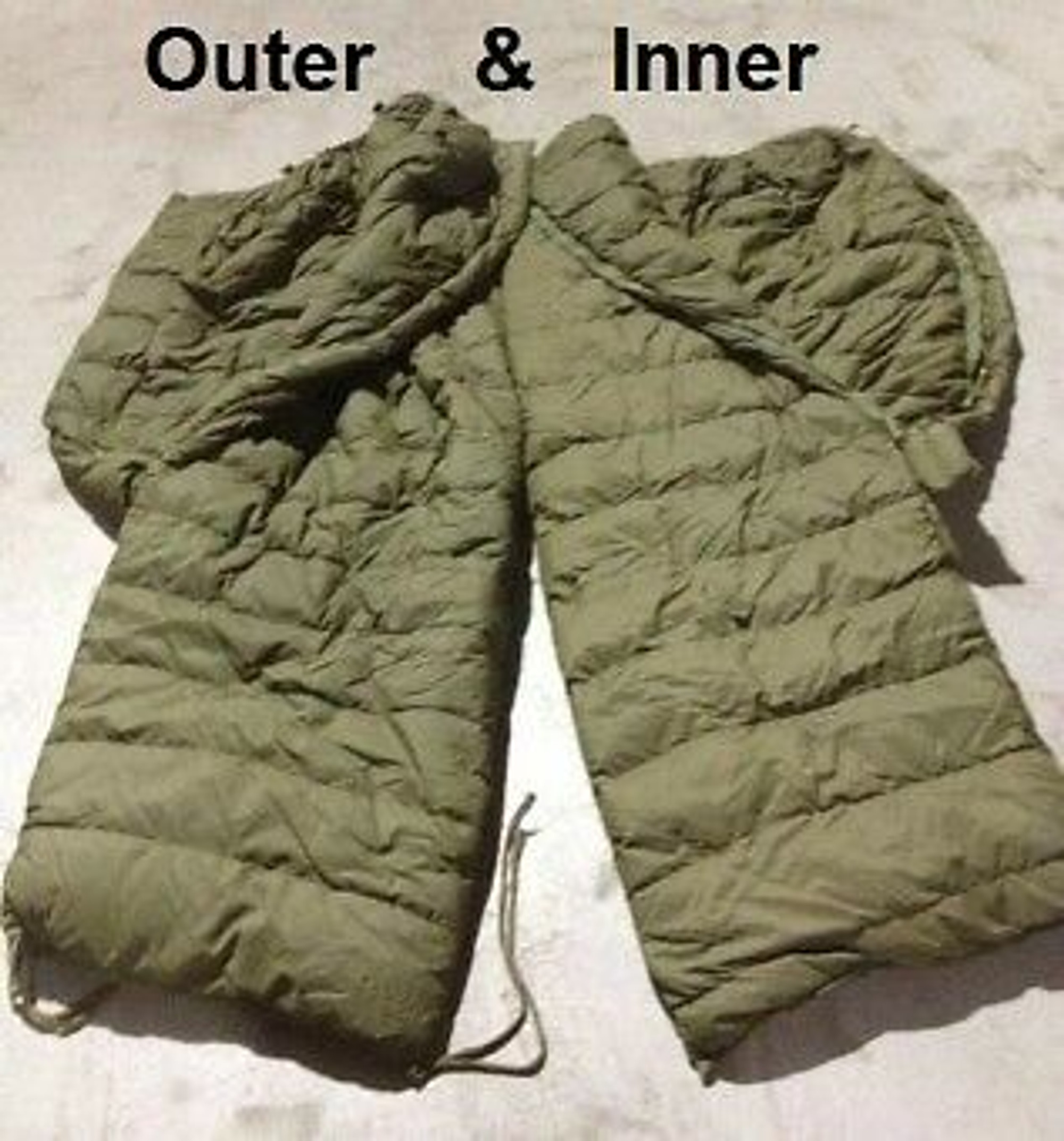 Canadian Armed Forces INNER Sleeping Bag - AS IS Condition