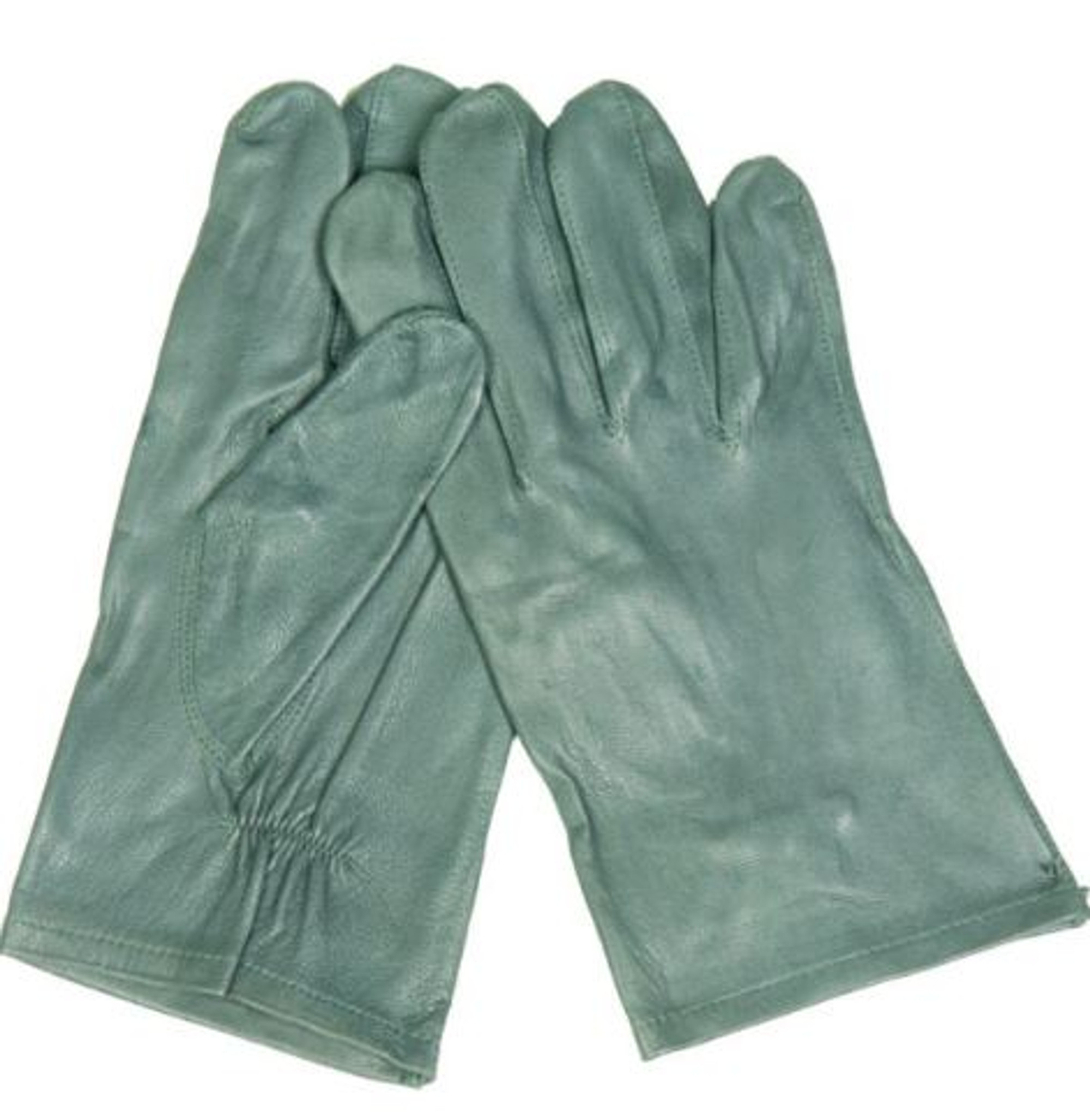 German Armed Forces Grey Unlined Leather Gloves