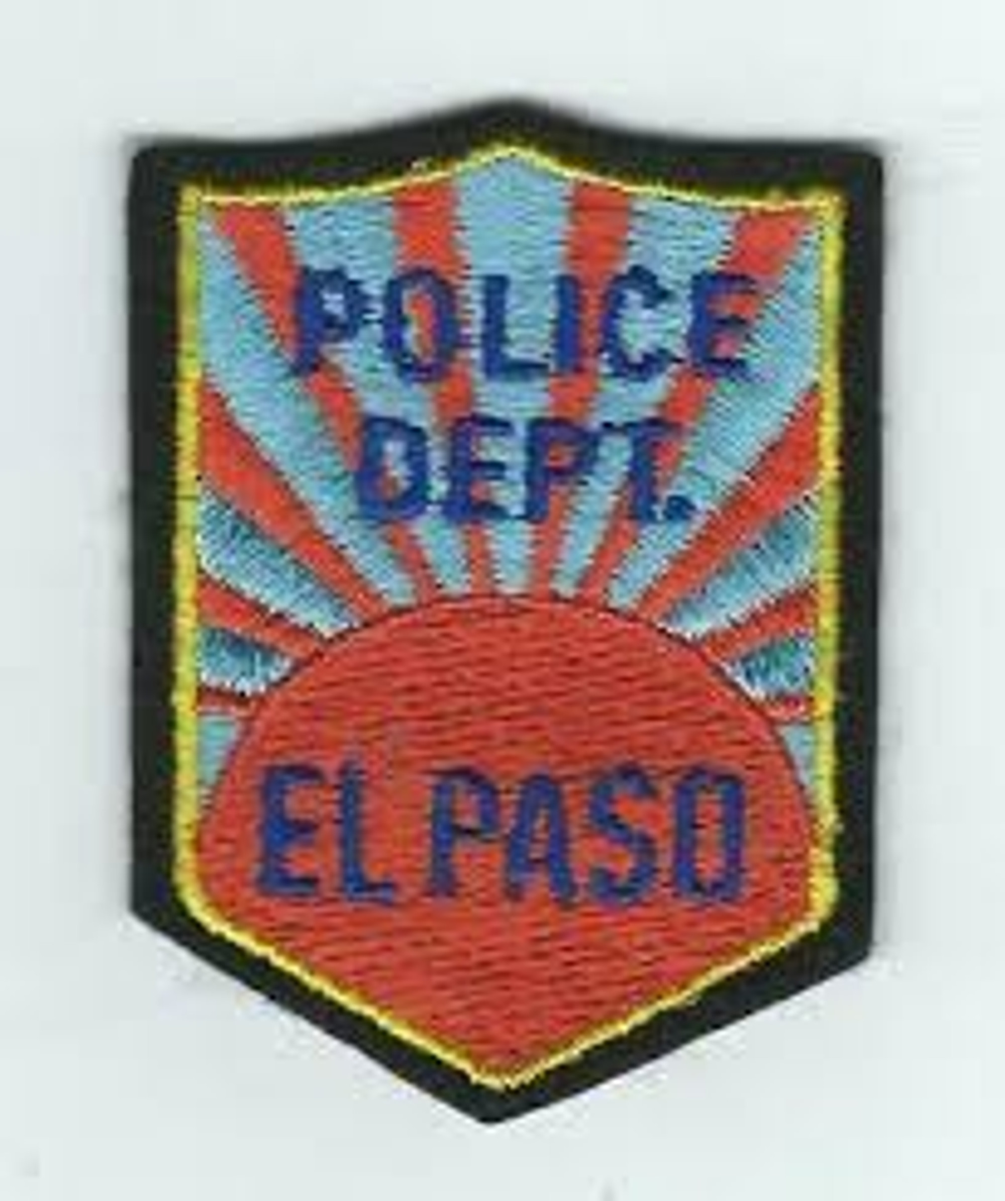 Vintage El Paso TX Police Patch