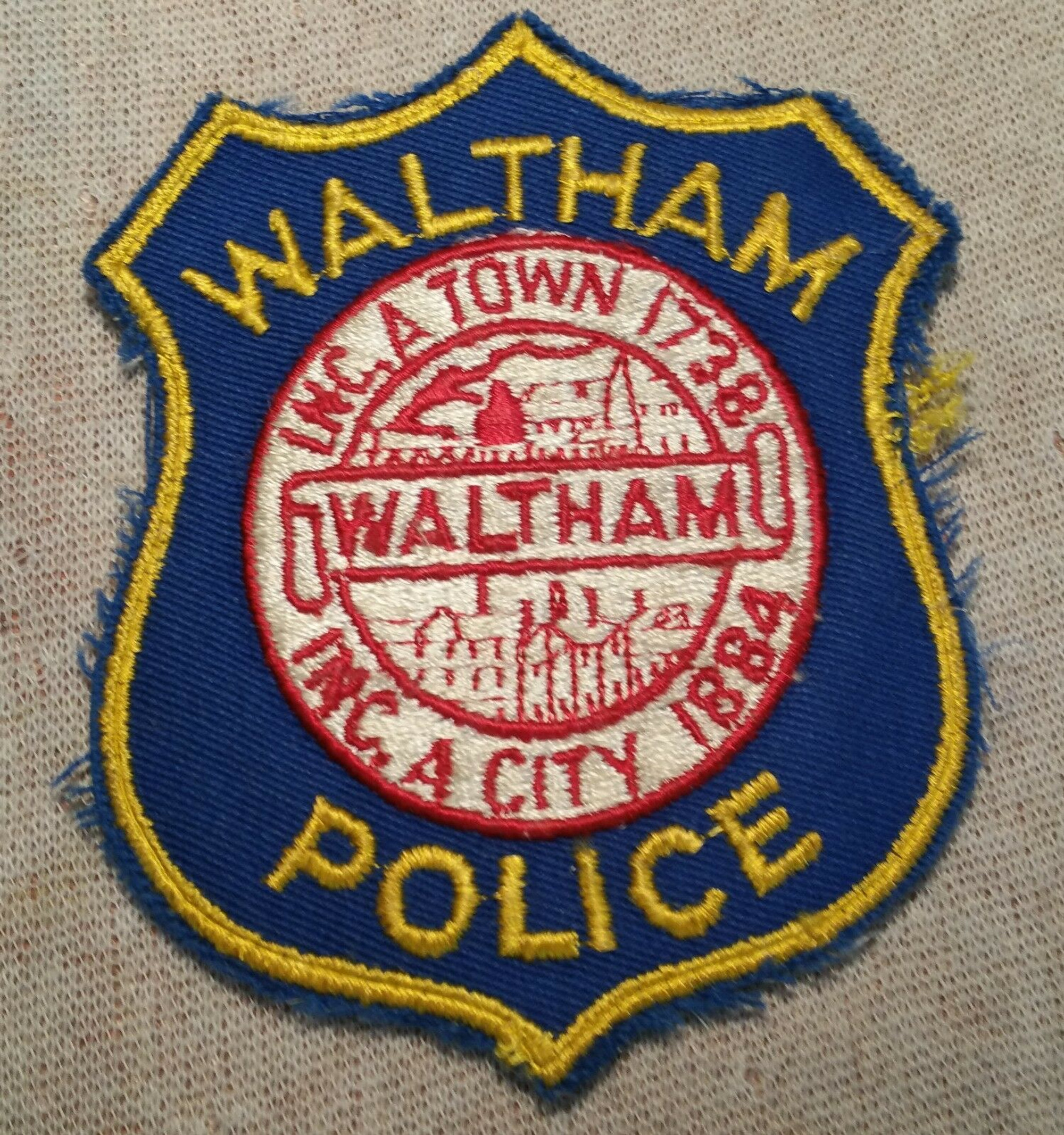 Waltham MA Police Patch