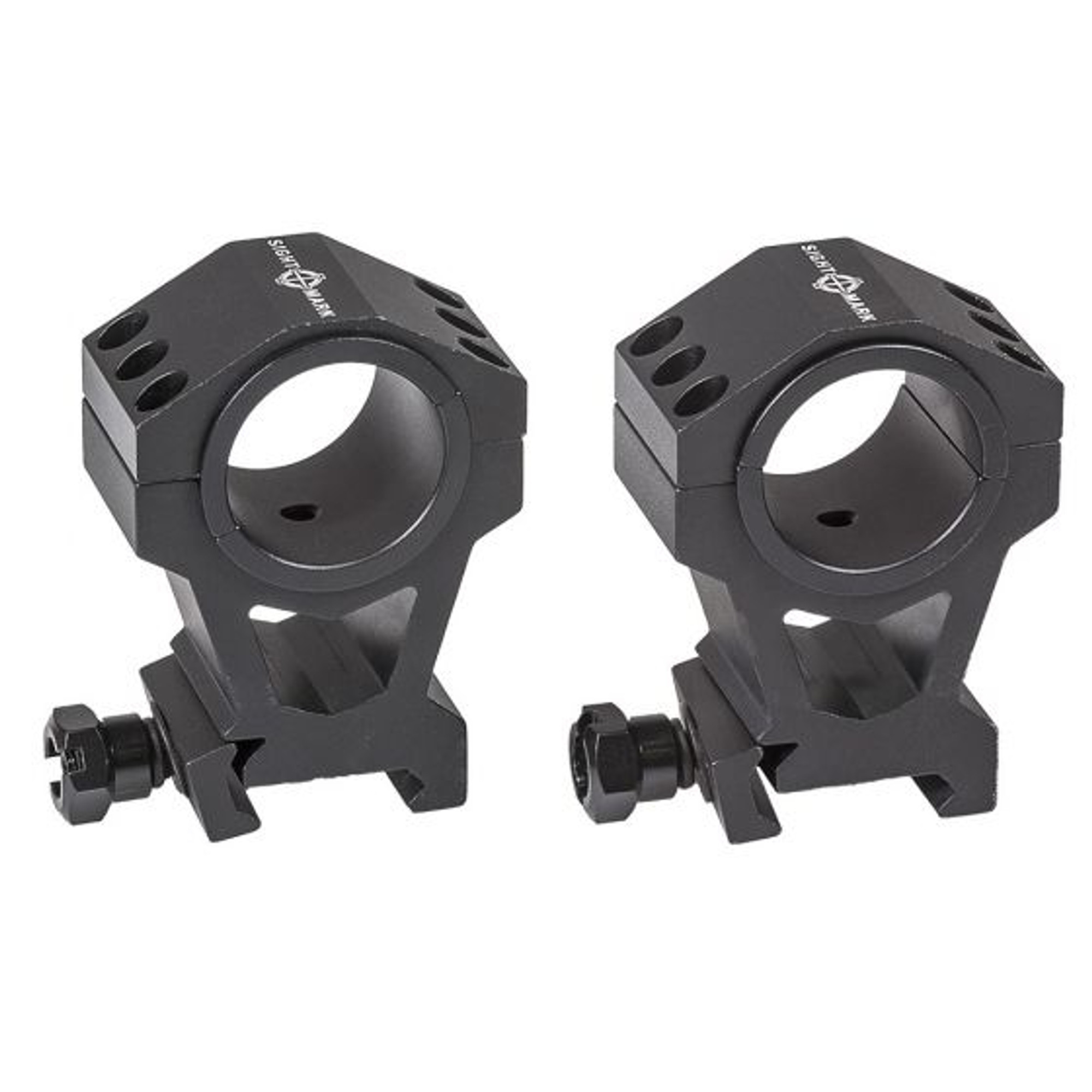 Sightmark Tactical Mounting Rings - Extra-High Height Picatinny Rings (fits 30mm & 1inch)