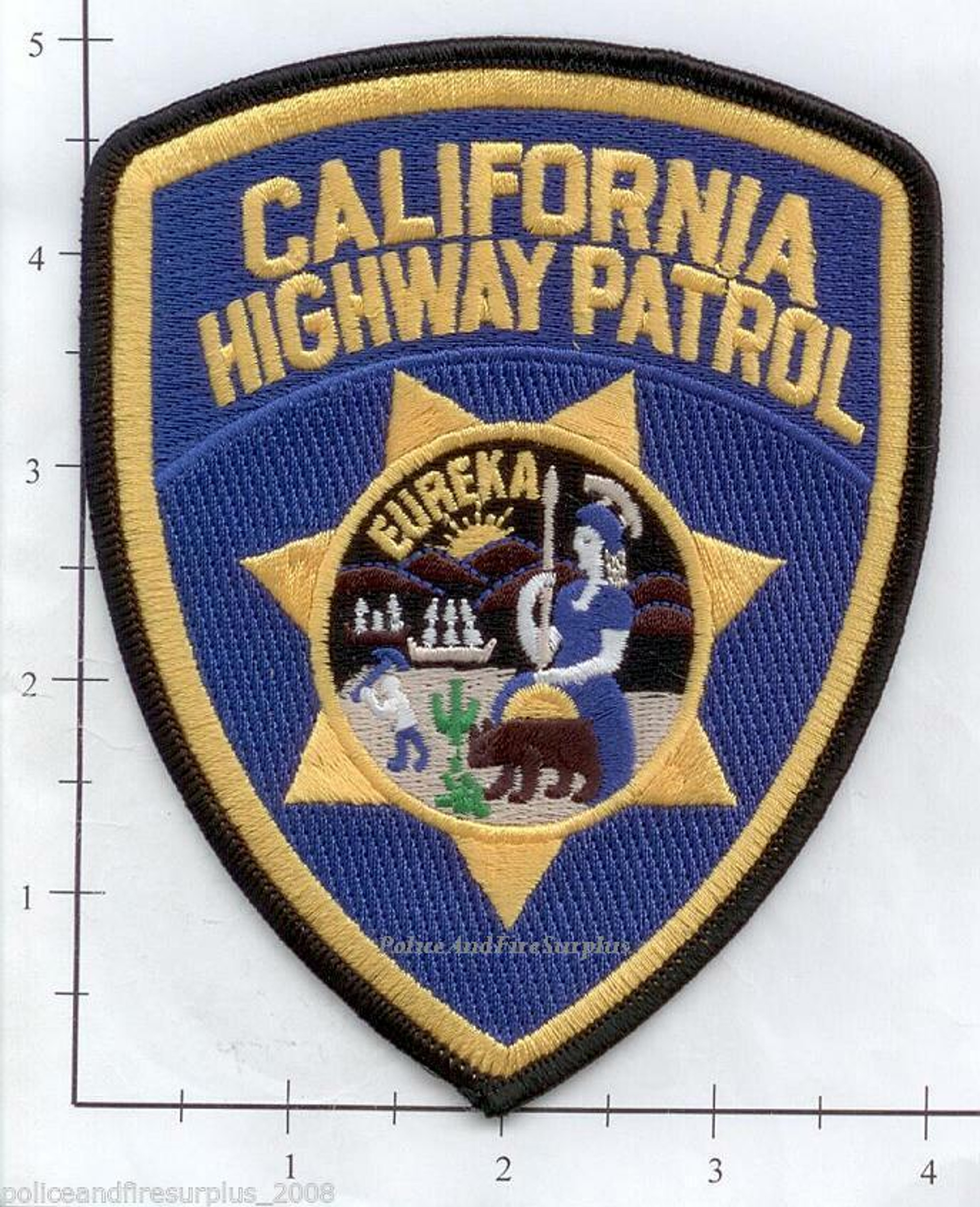 California Highway Patrol CA Police Patch