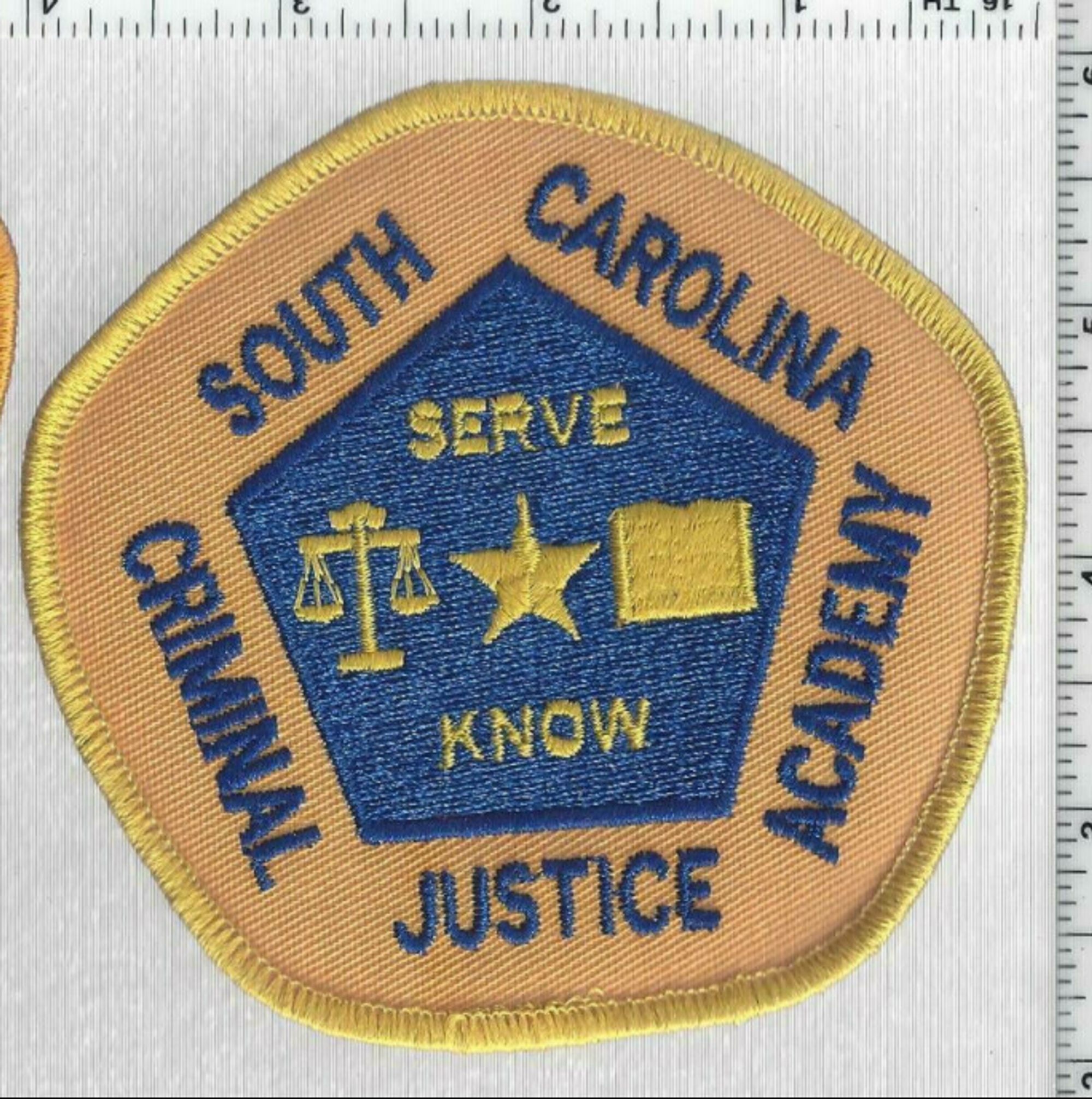 Criminal Justice Academy SC Police Patch