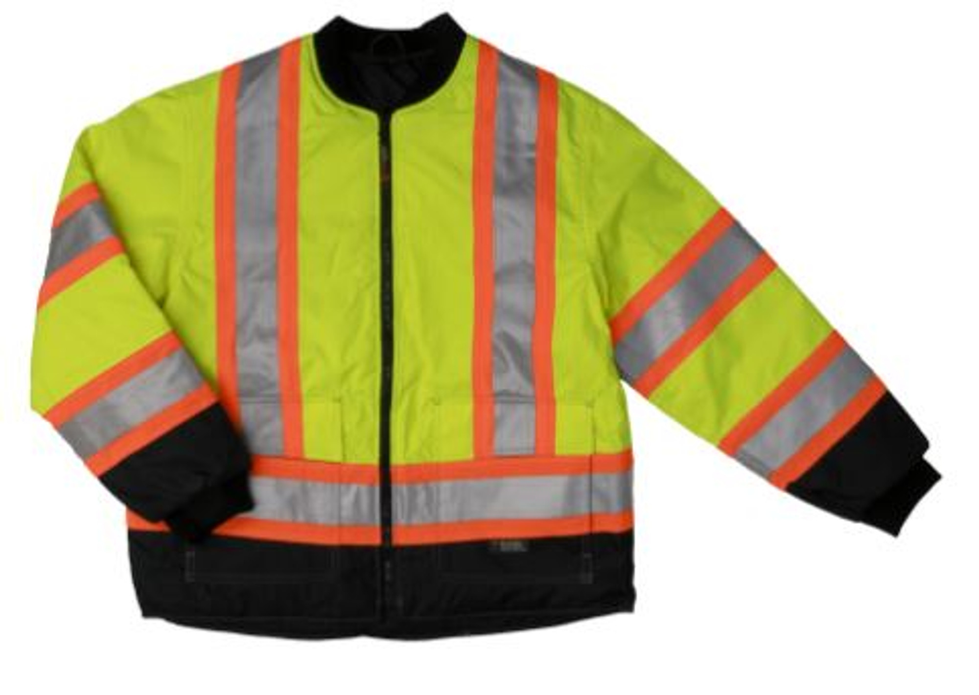 Reversible Insulated Safety Jacket (Fluorescent Green)