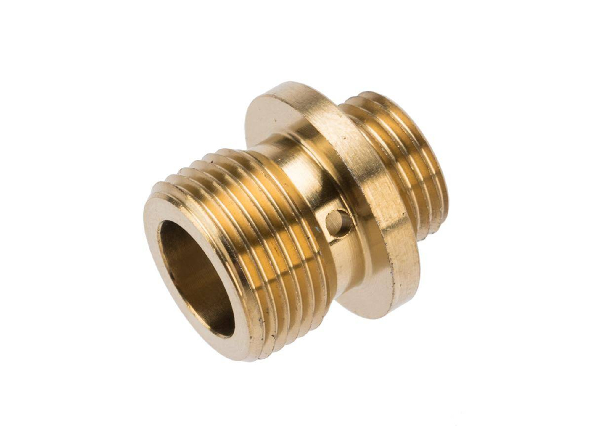 Dynamic Precision CNC Stainless Steel Threaded Suppressor Adapter for TM Pistol Barrels (Color: Gold)