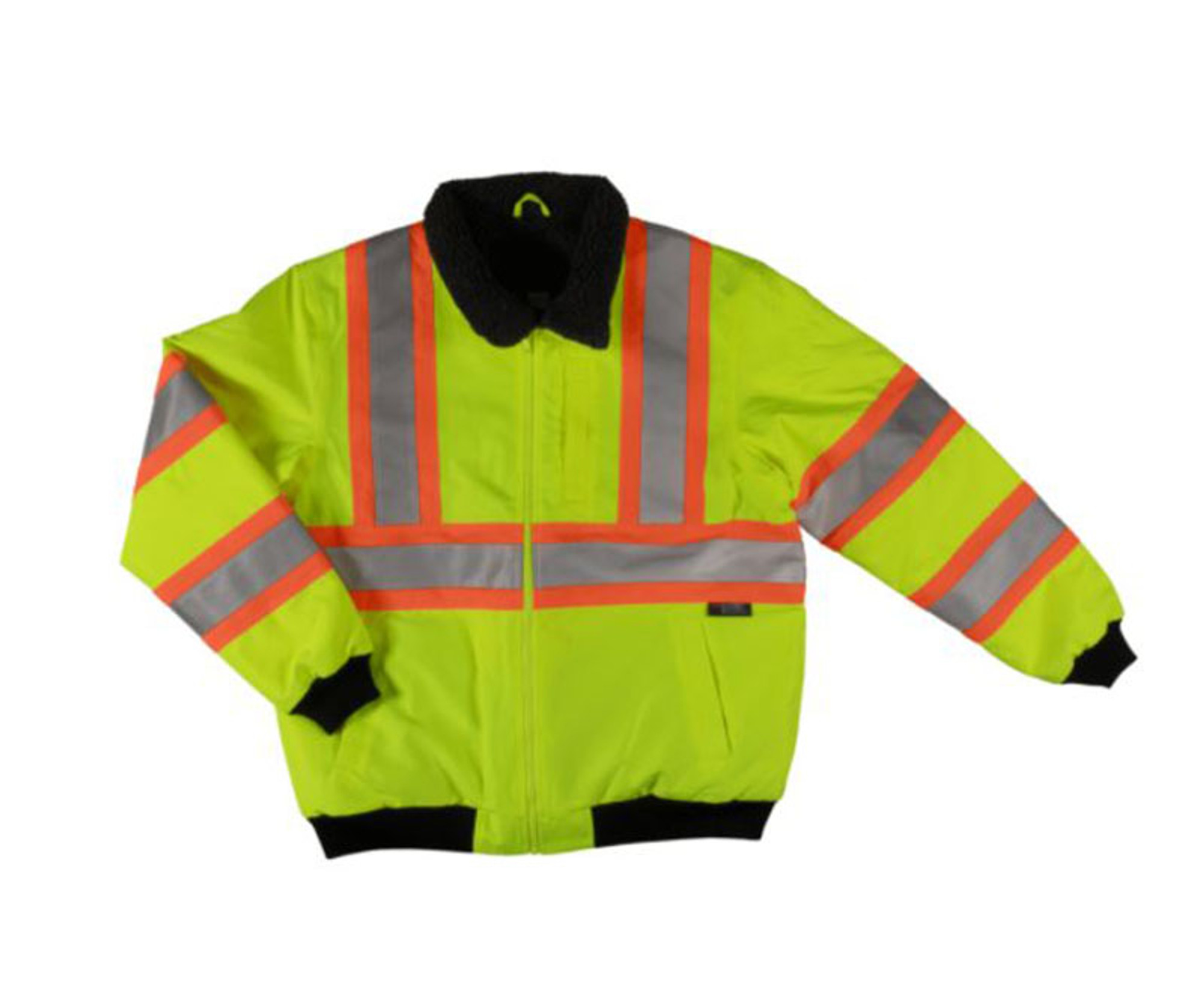 Sherpa Lined Safety Bomber (Fluorescent Green)