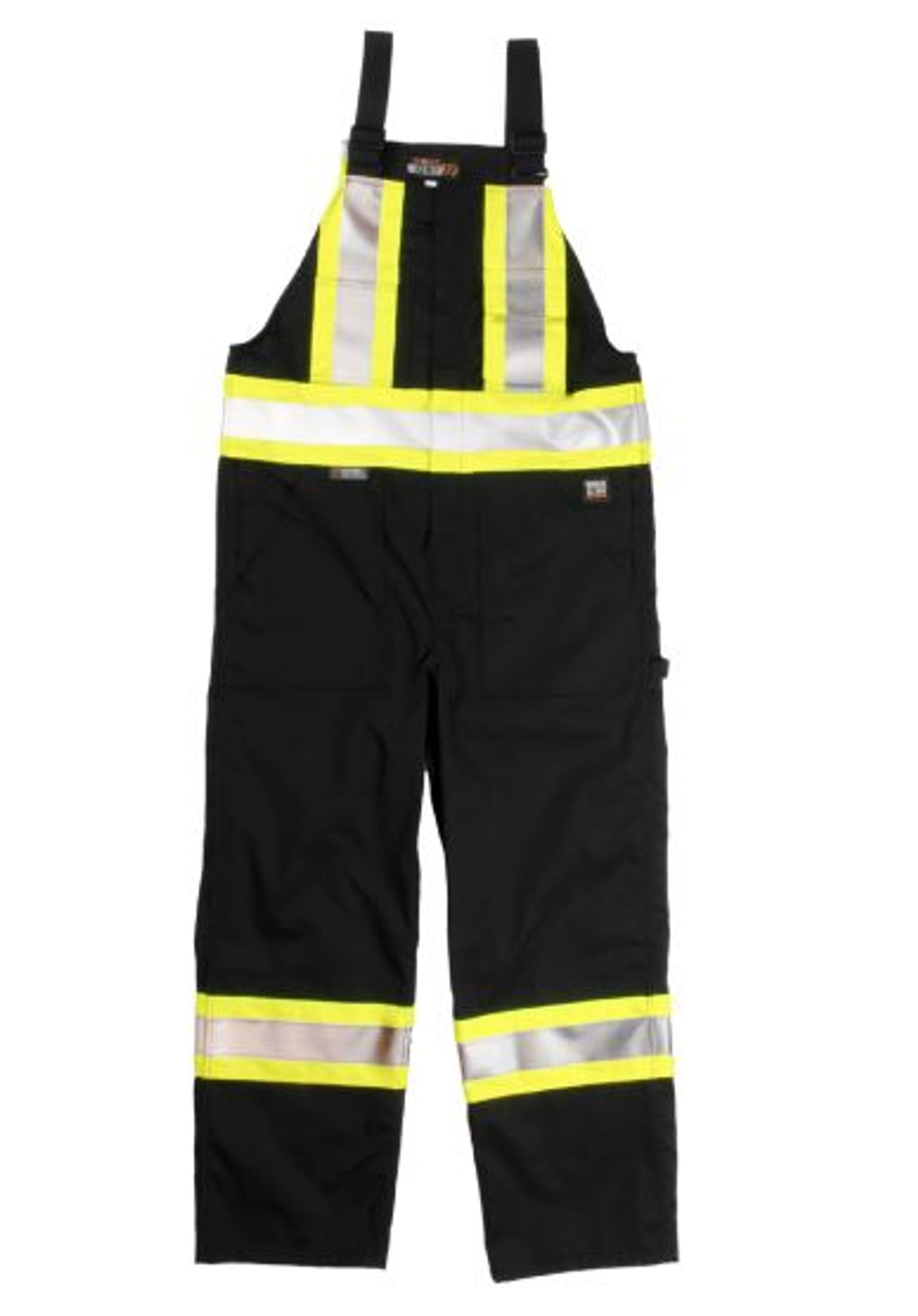 Unlined Safety Overall (Black) - 2 Pack