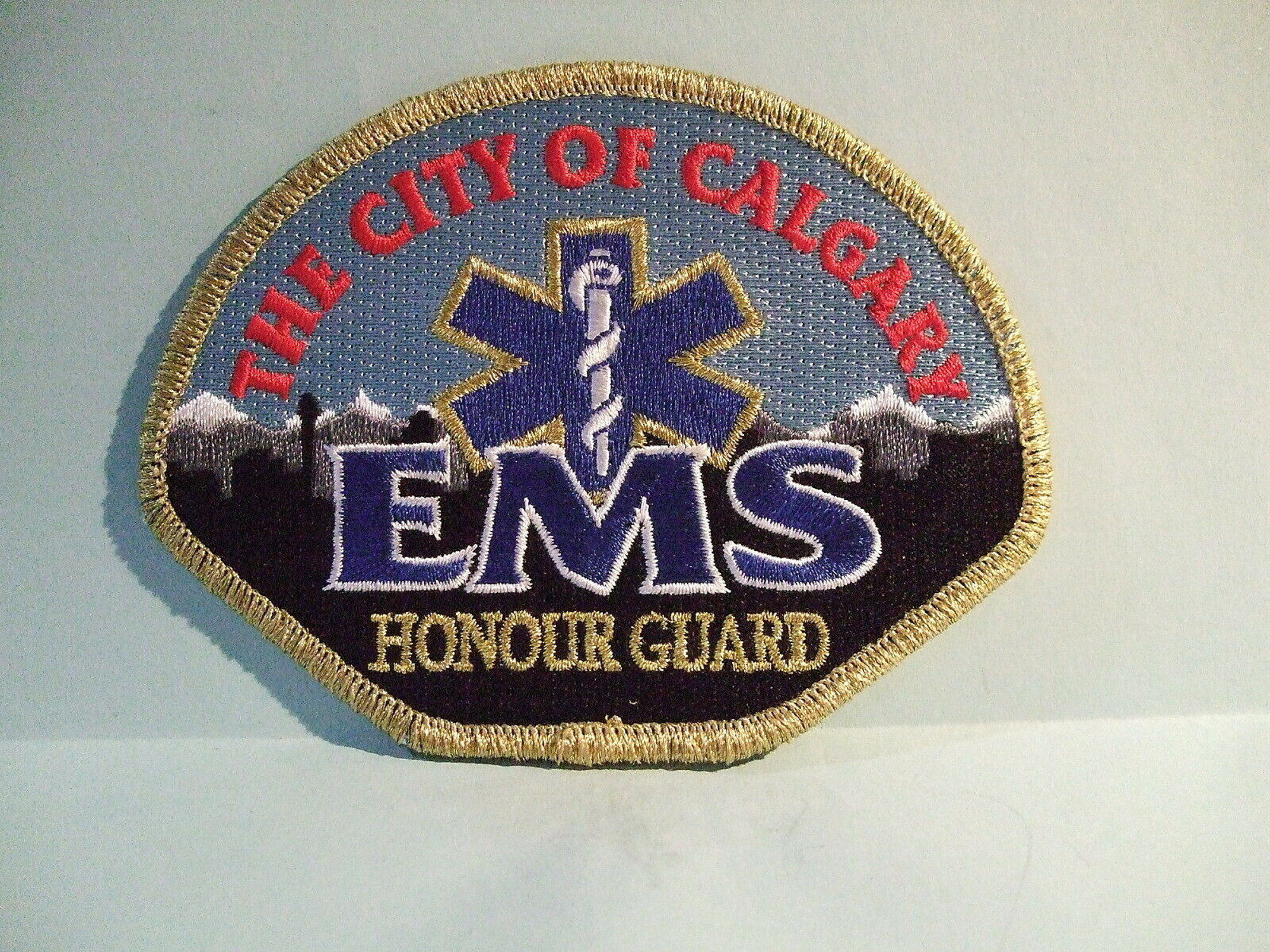 The City of Calgary EMS Honour Guard Patch