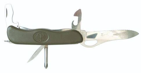 German Armed Forces OD Victorinox Pocket Knife Hero Outdoors