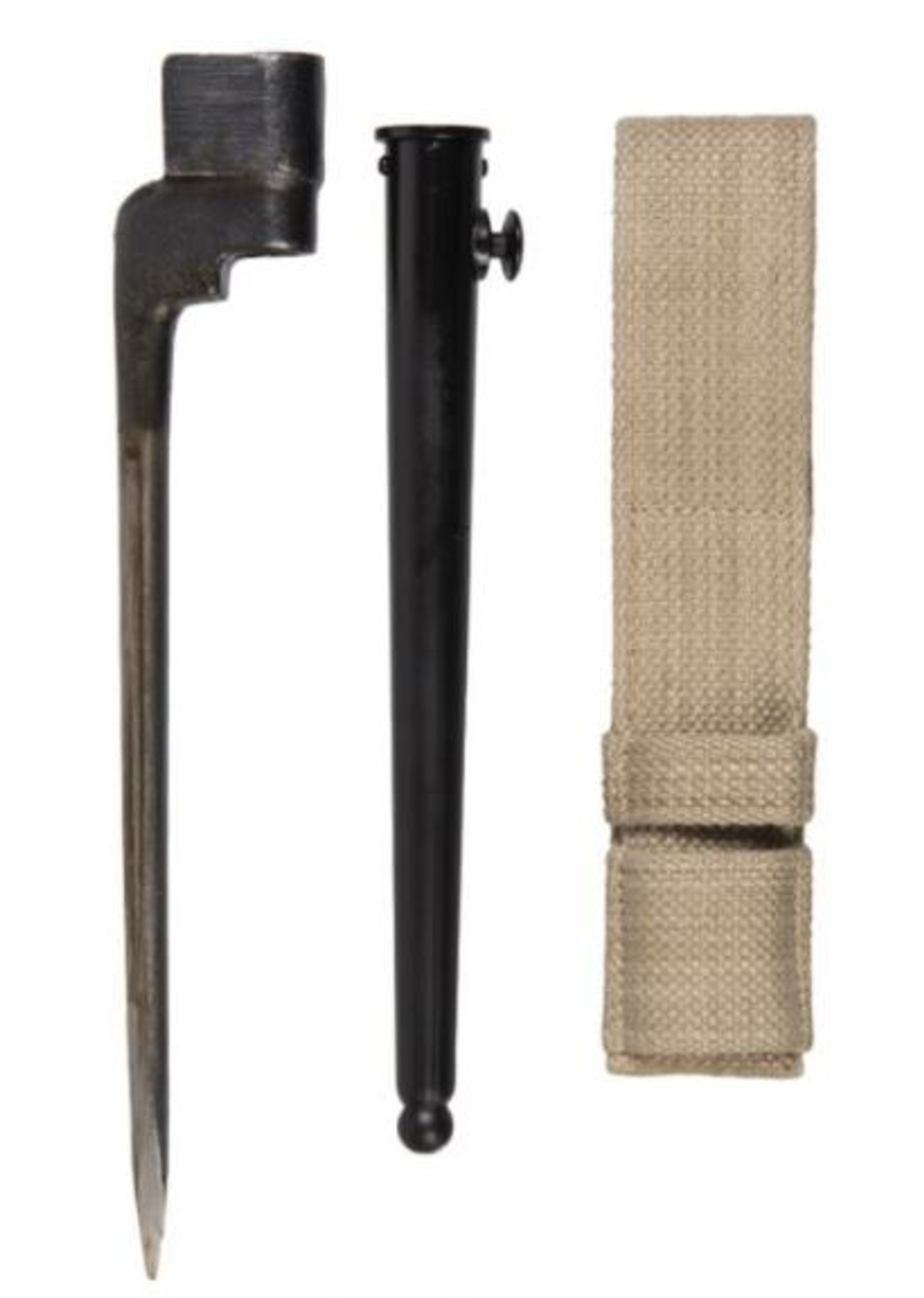British Armed Forces Spike Bayonet W/ Scabbard & Frog