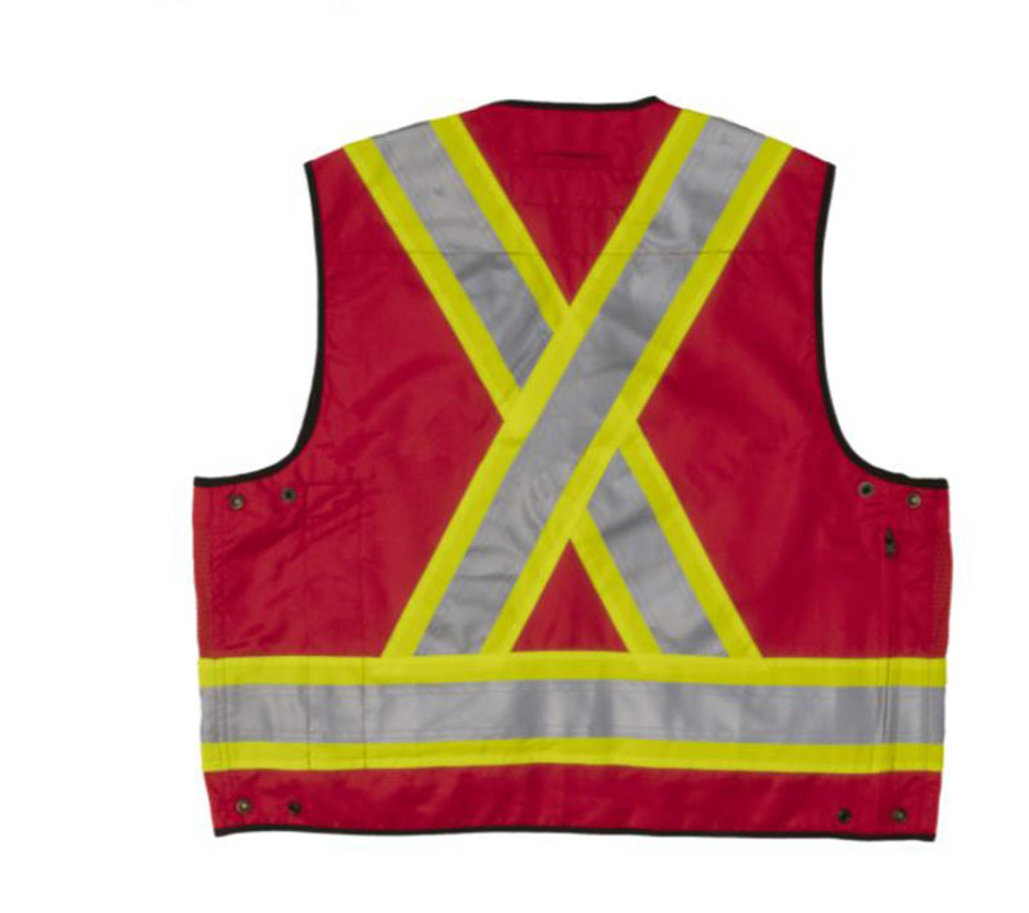 Surveyor Safety Vest (Red) - 2 Pack