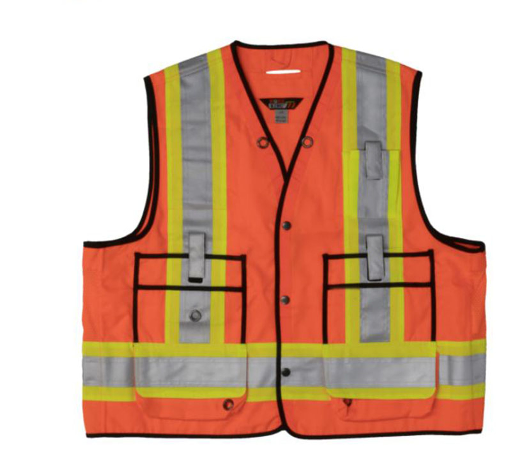 Surveyor Safety Vest (Fluorescent Orange) - 2 Pack