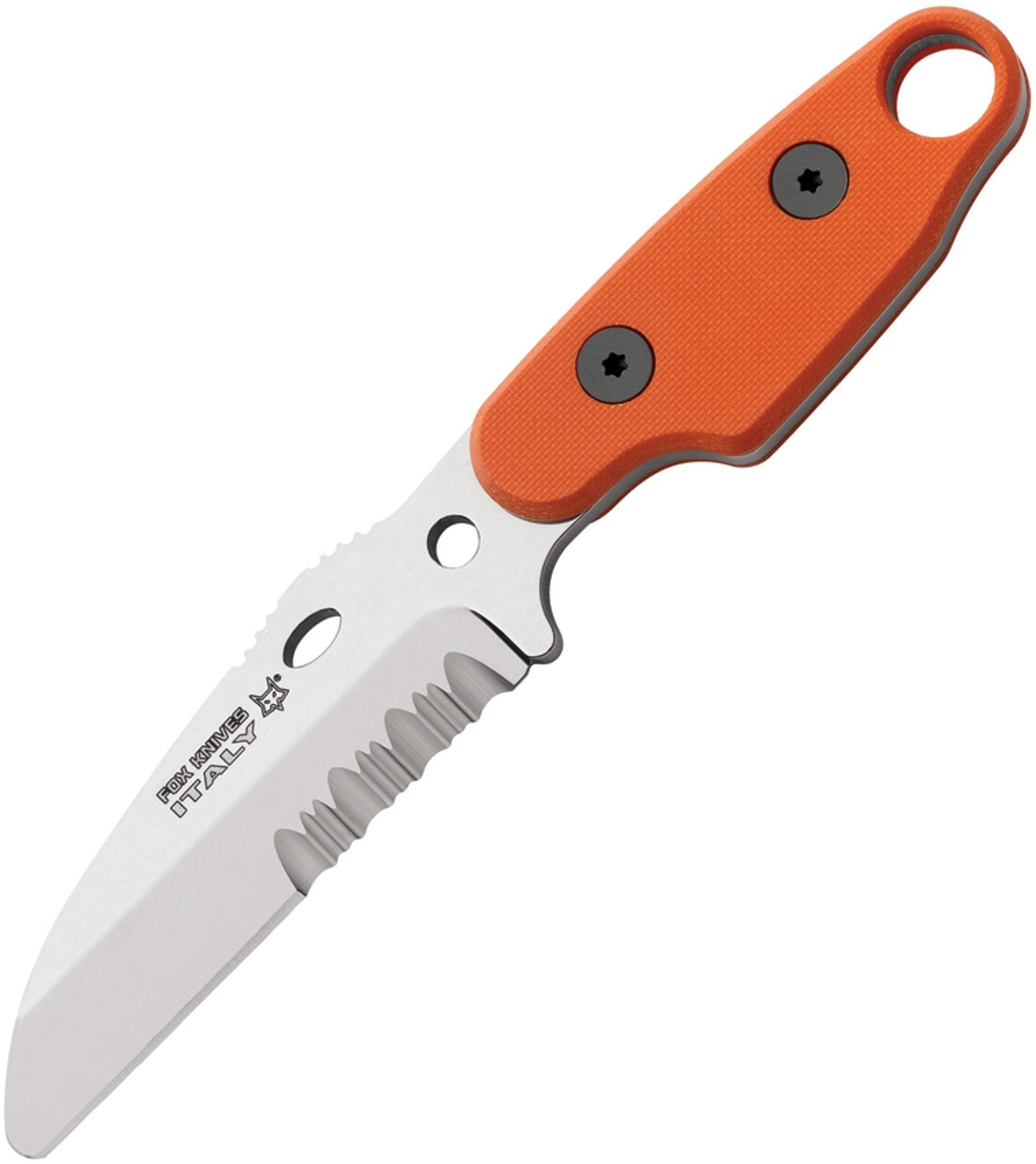 Compso Neck Knife Orange