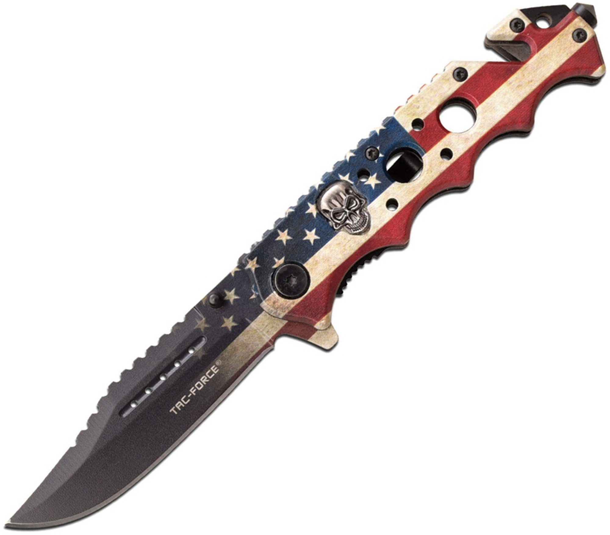 Flag/Skull Linerlock A/O