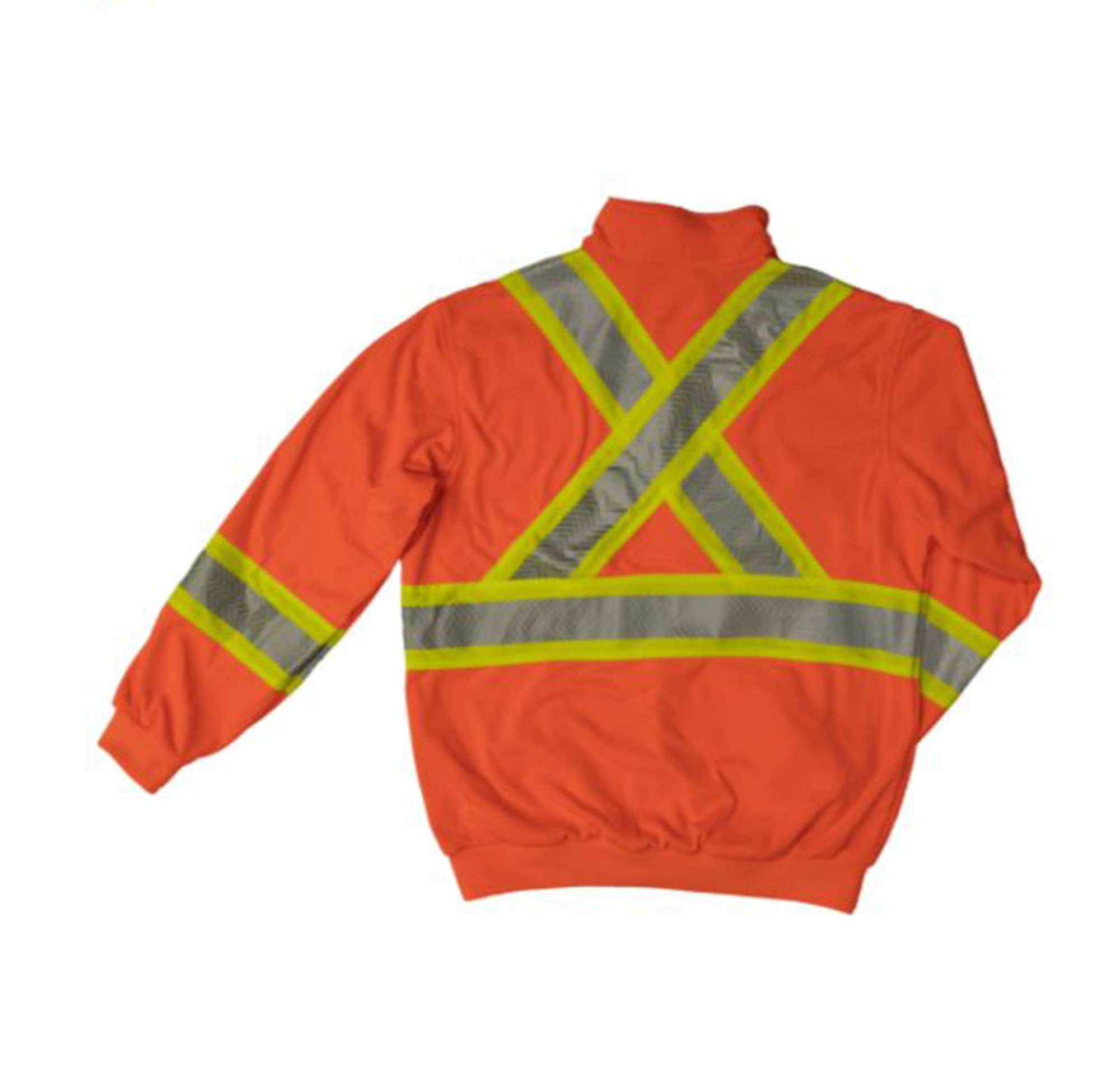 1/4 Zip Safety Pullover (Fluorescent Orange) - 2 Pack