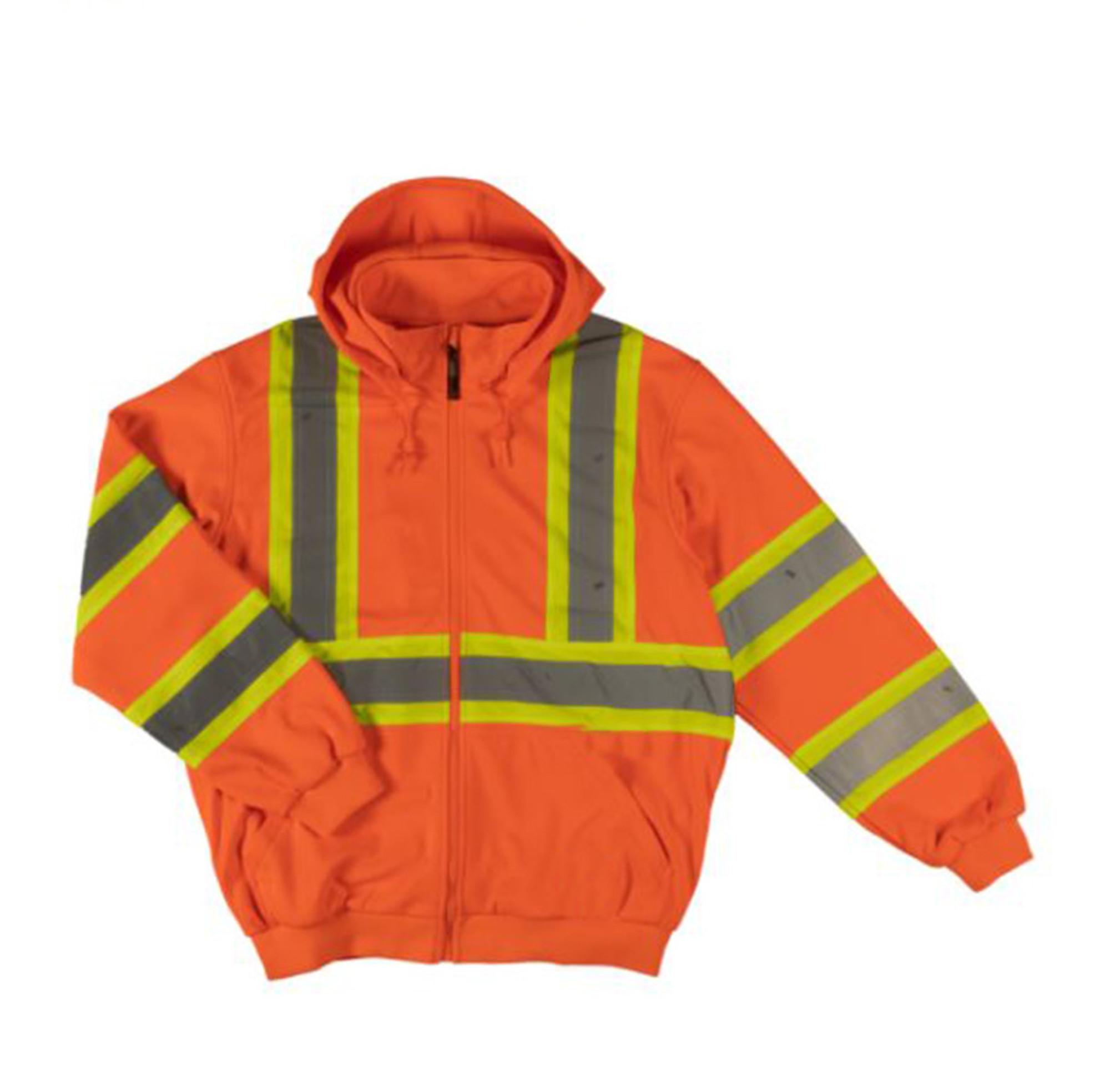 Unlined Safety Hoodie (Fluorescent Orange) - 2 Pack