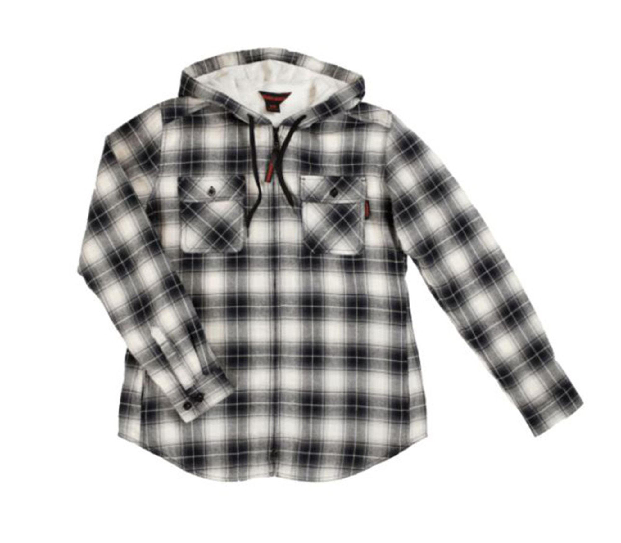 Women’s Plush Pile-Lined Flannel (Grey Plaid) - 2 Pack