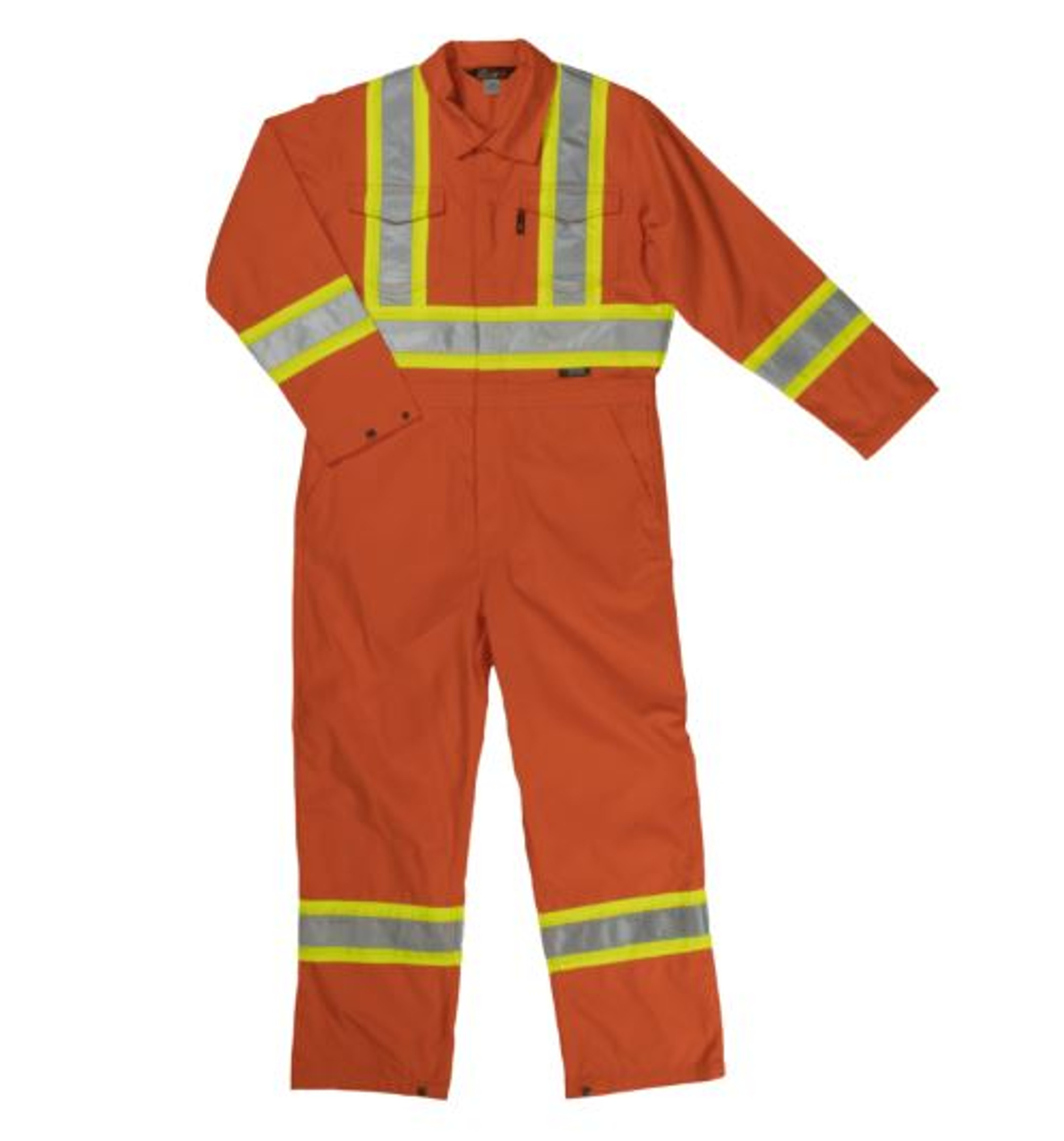Unlined Safety Coverall (Orange)