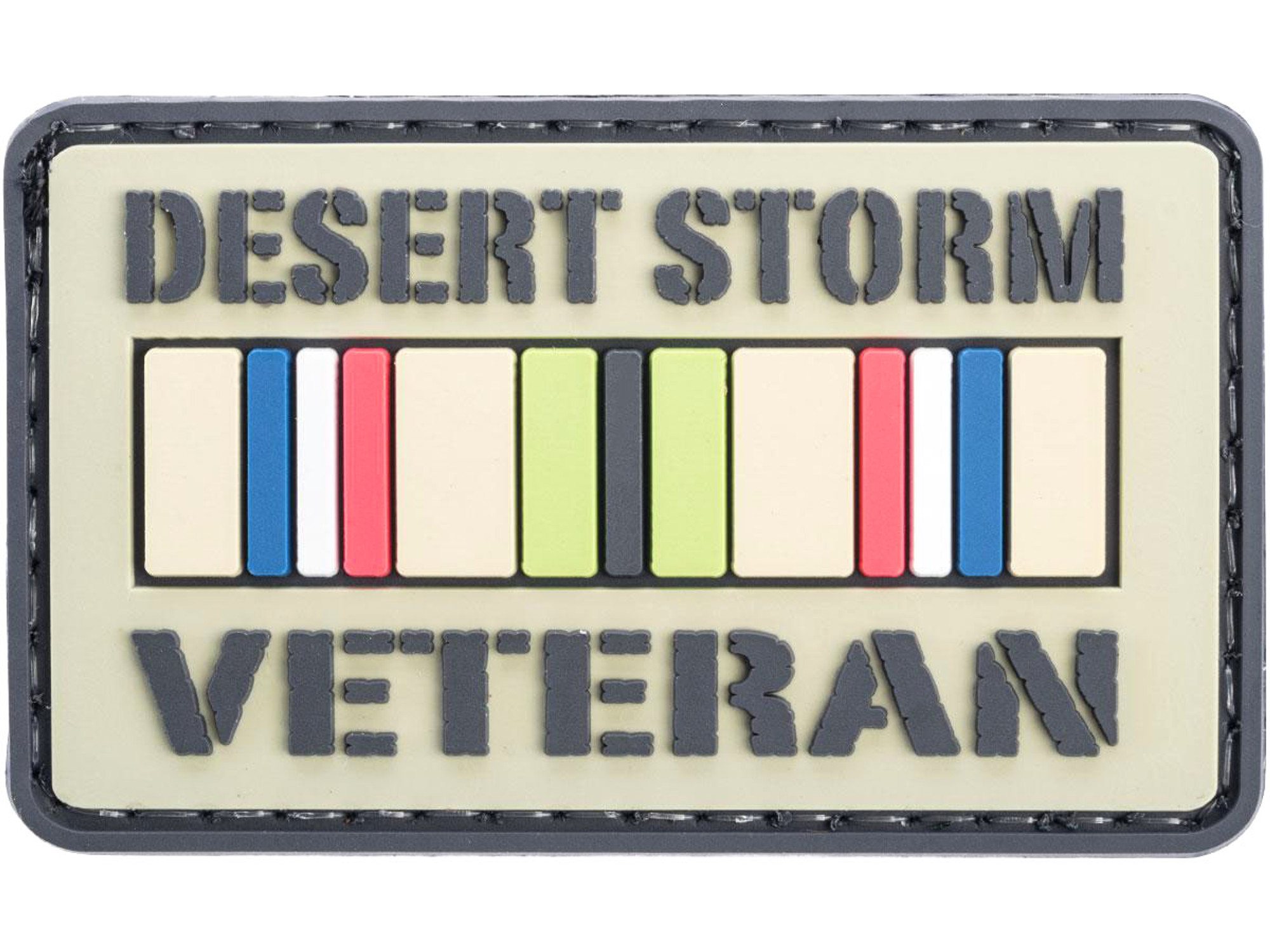 Voodoo Tactical "Desert Storm Veteran" PVC Hook and Loop Morale Patch