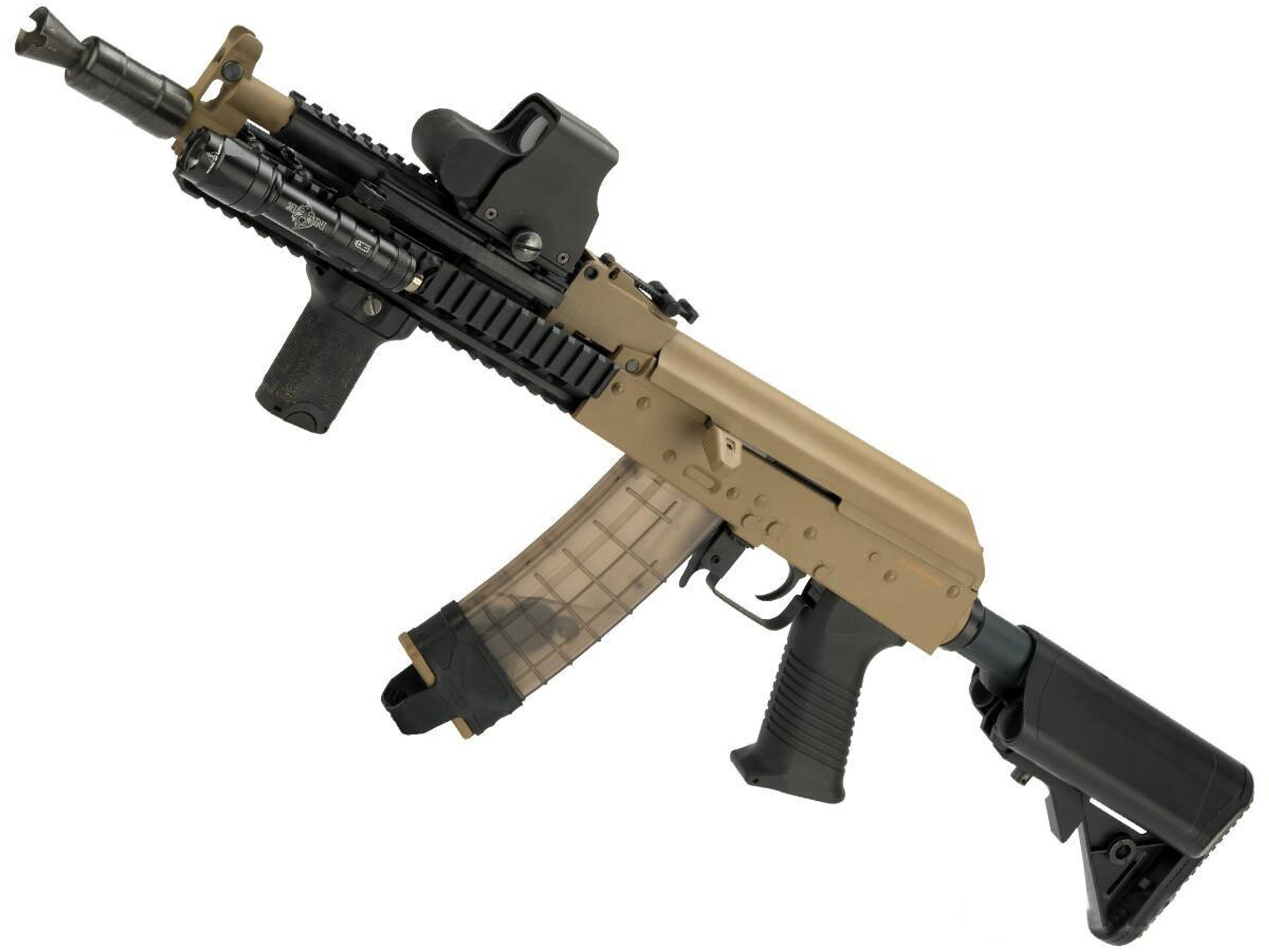 JG AK47 Dynamic Tactical RIS Airsoft AEG w/ Metal Gearbox (Tan)
