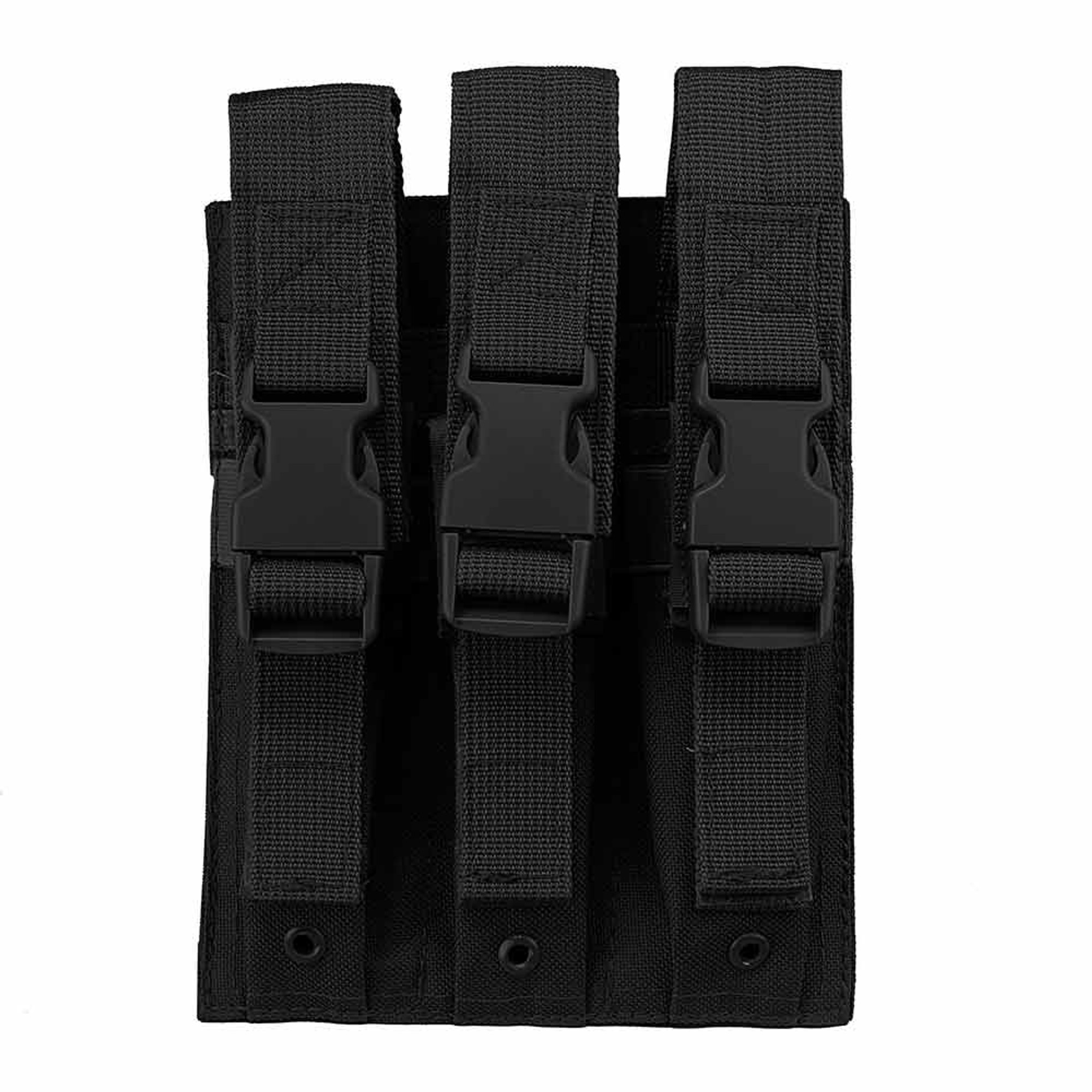 VISM by NcStar Triple Hicap Pistol / SMG Magazine Pouch (Color: Black)