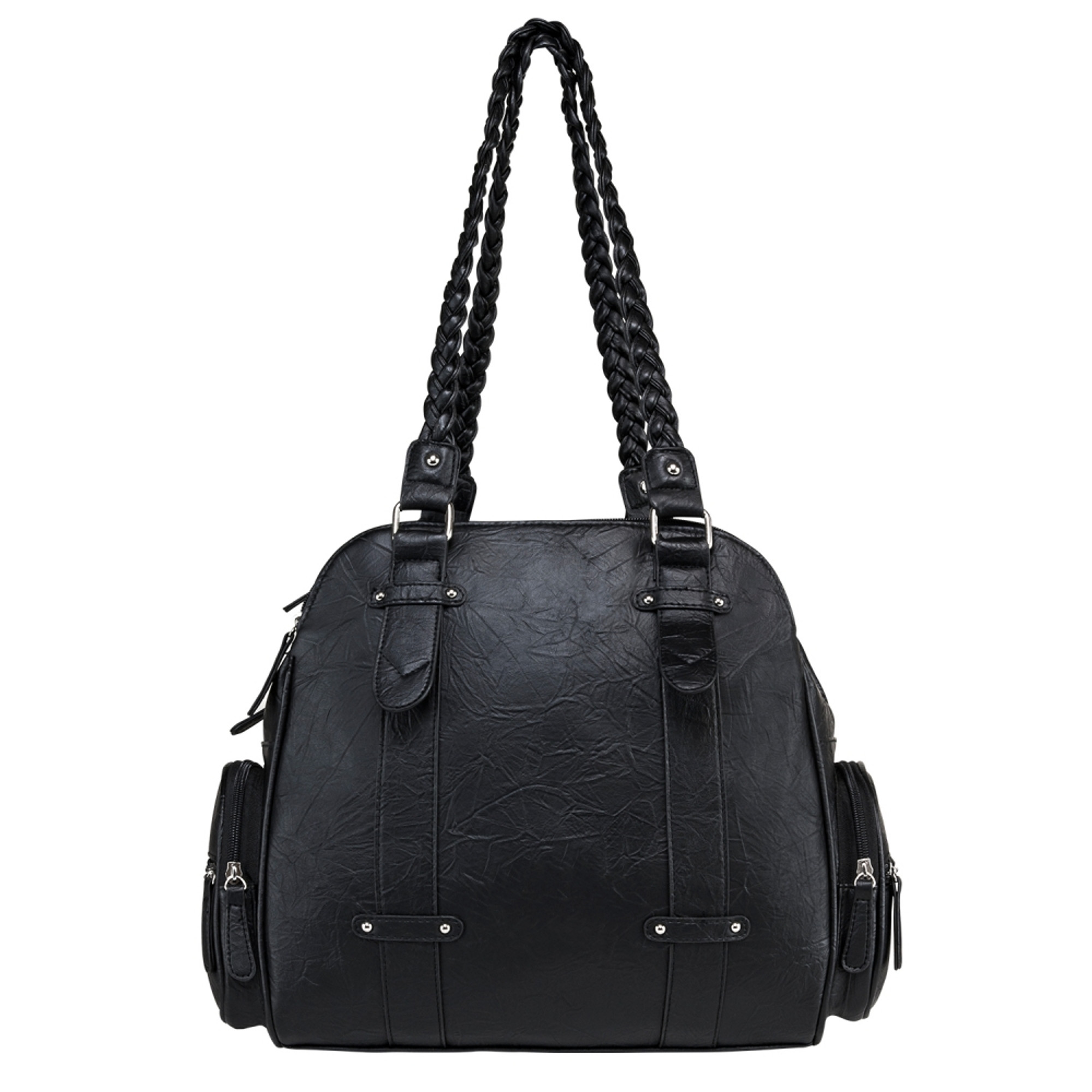 VISM Braided Shoulder Bag - Black