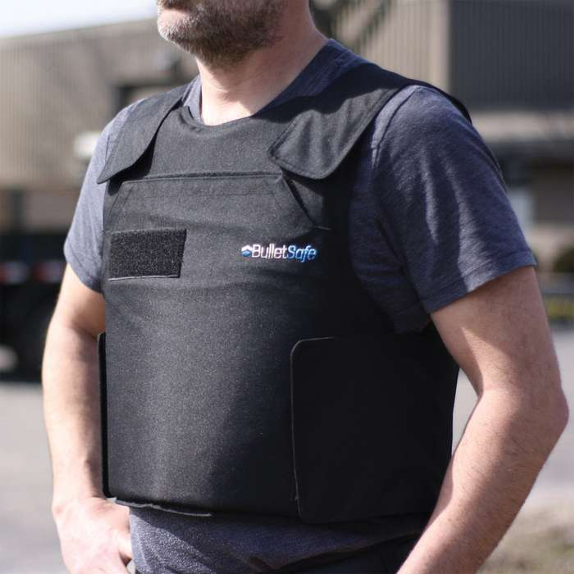 BulletSafe Bulletproof Vest - NIJ Level IIIA Protection Protects Against Most Handguns, Comfortable And Adjustable, Concealable 