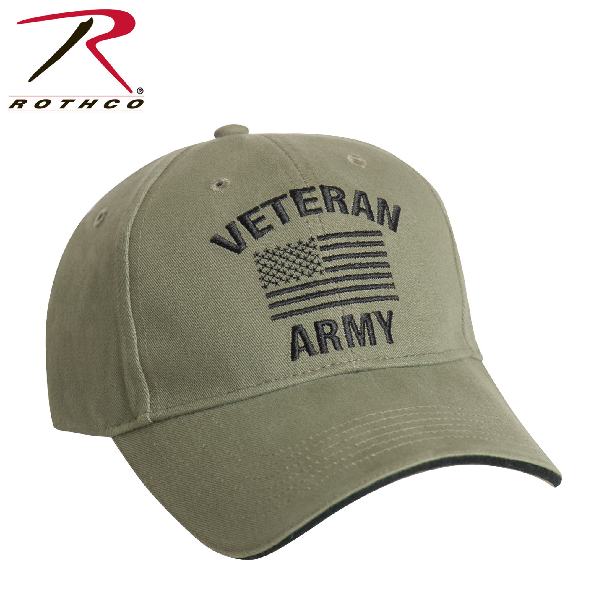 Rothco Vintage Low Profile Cap - Army Veteran