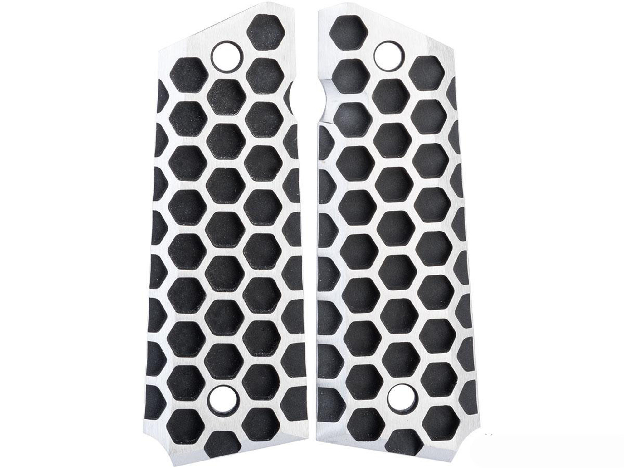 5KU Aluminum Grip Panel for TM 1911 Series GBB Pistols (Style: Honeycomb)