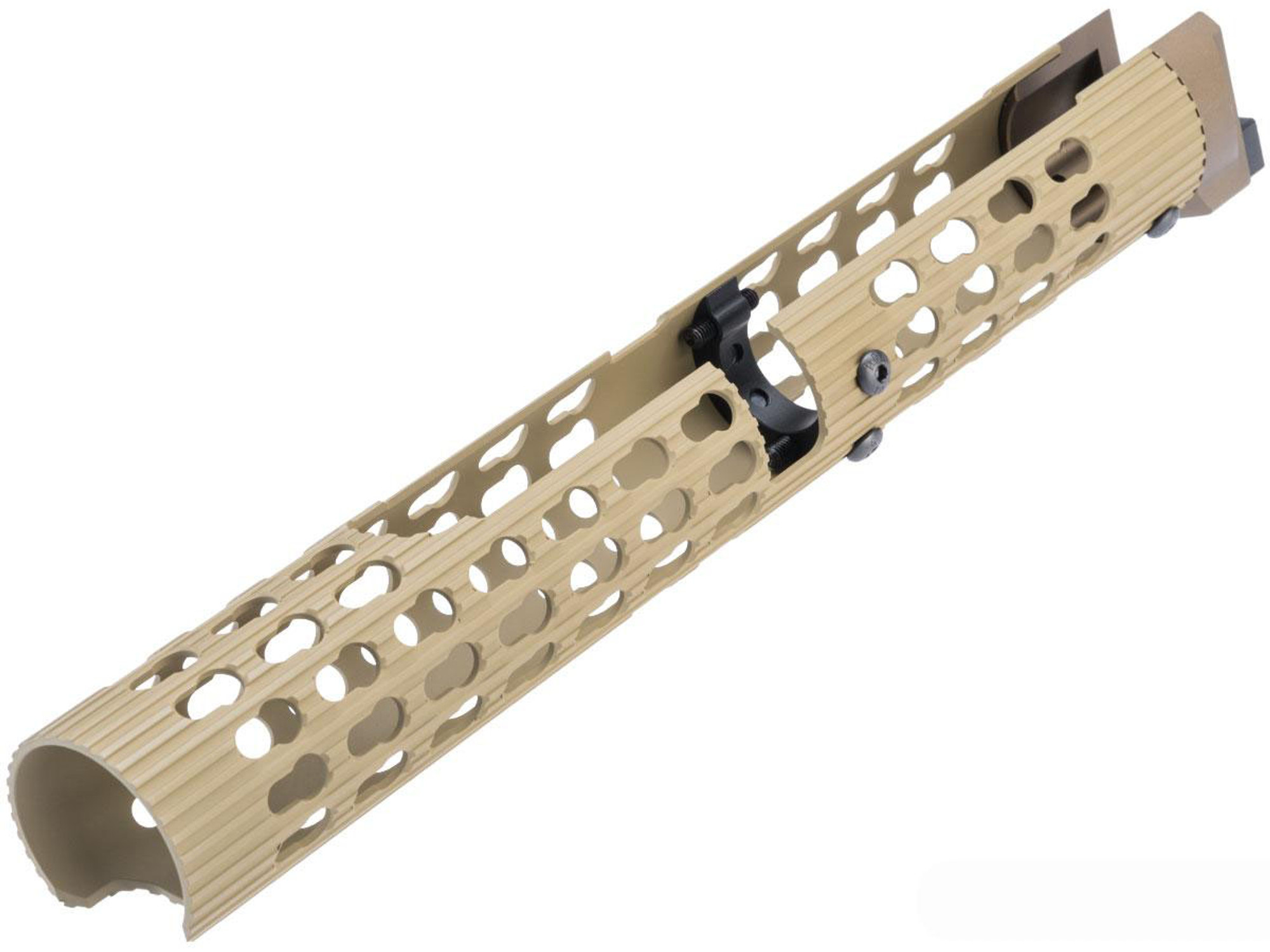 5KU Tubular Keymod Handguard for AK Airsoft AEG Rifles (Tan / VS-24)