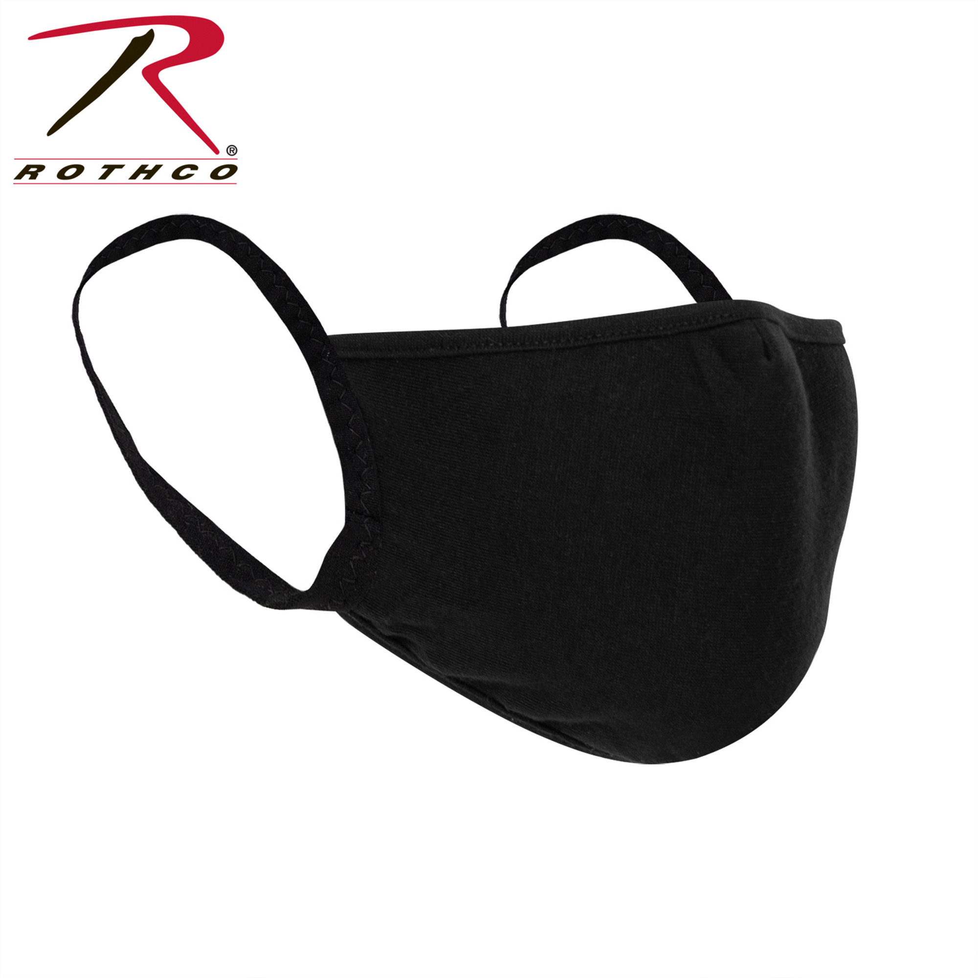 Rothco Reusable 3-Layer Face Mask - Black