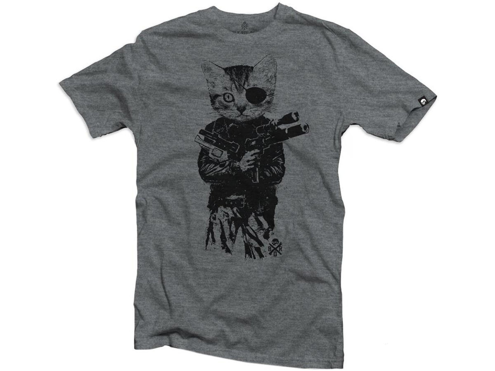 Black Rifle Division "Mr. Whiskers" Shirt (Color: Graphite Heather)