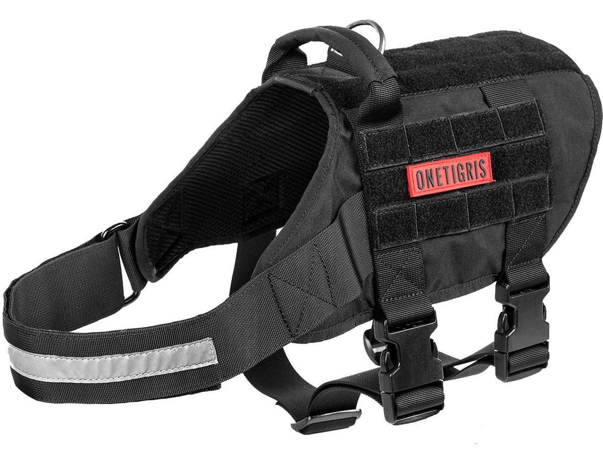 OneTigris RHINOCEROS K9 Dog Harness (Color: Black )