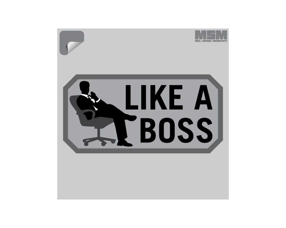 Milspec Monkey Like A Boss Sticker