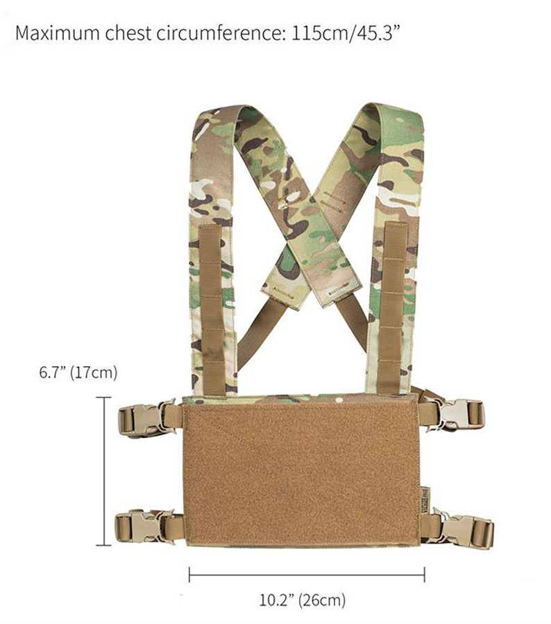 OneTigris Chest Rig Panel Placard Adapter - Hero Outdoors