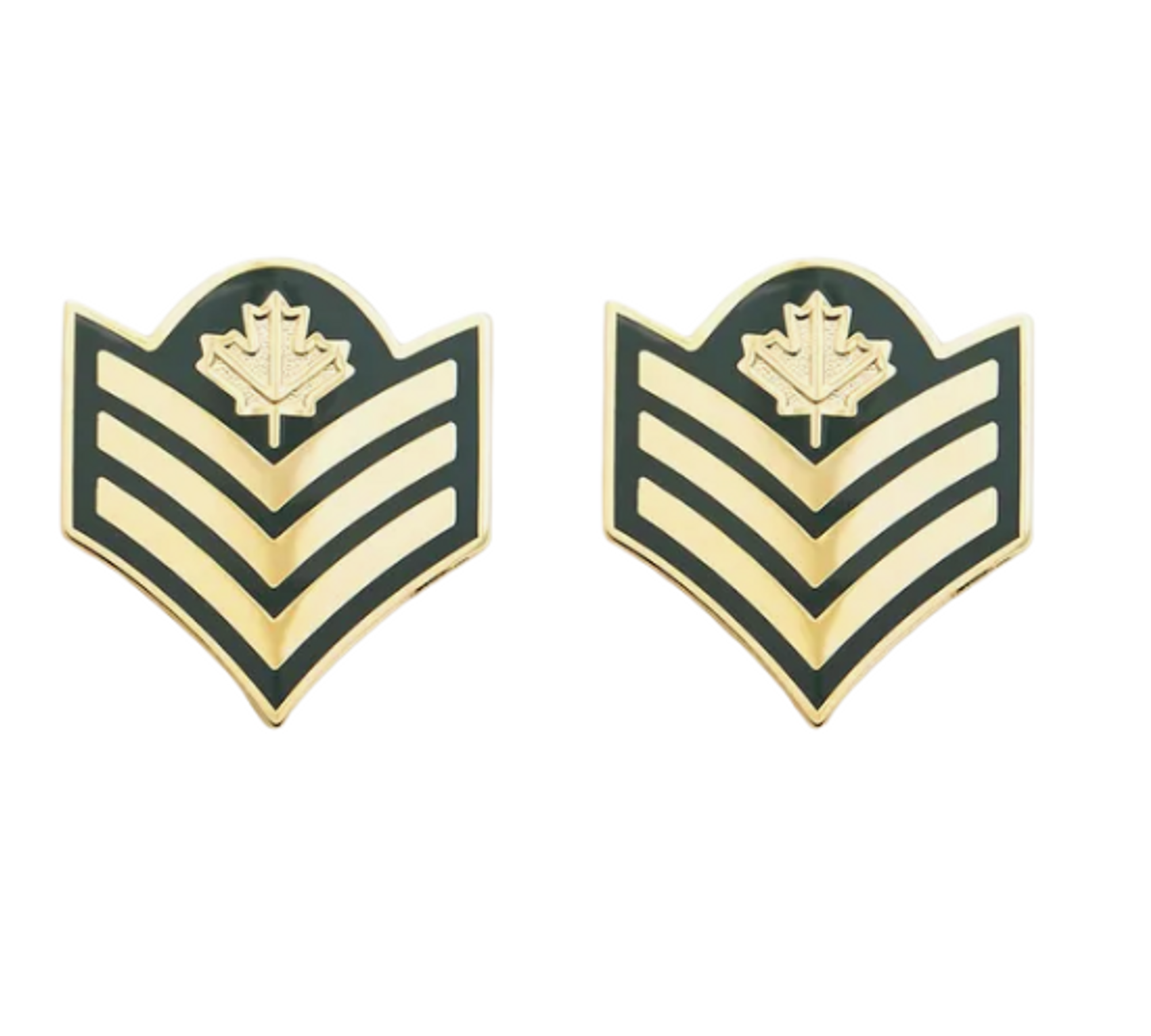 DEU Collar Rank Pins Sergeant (Pair)