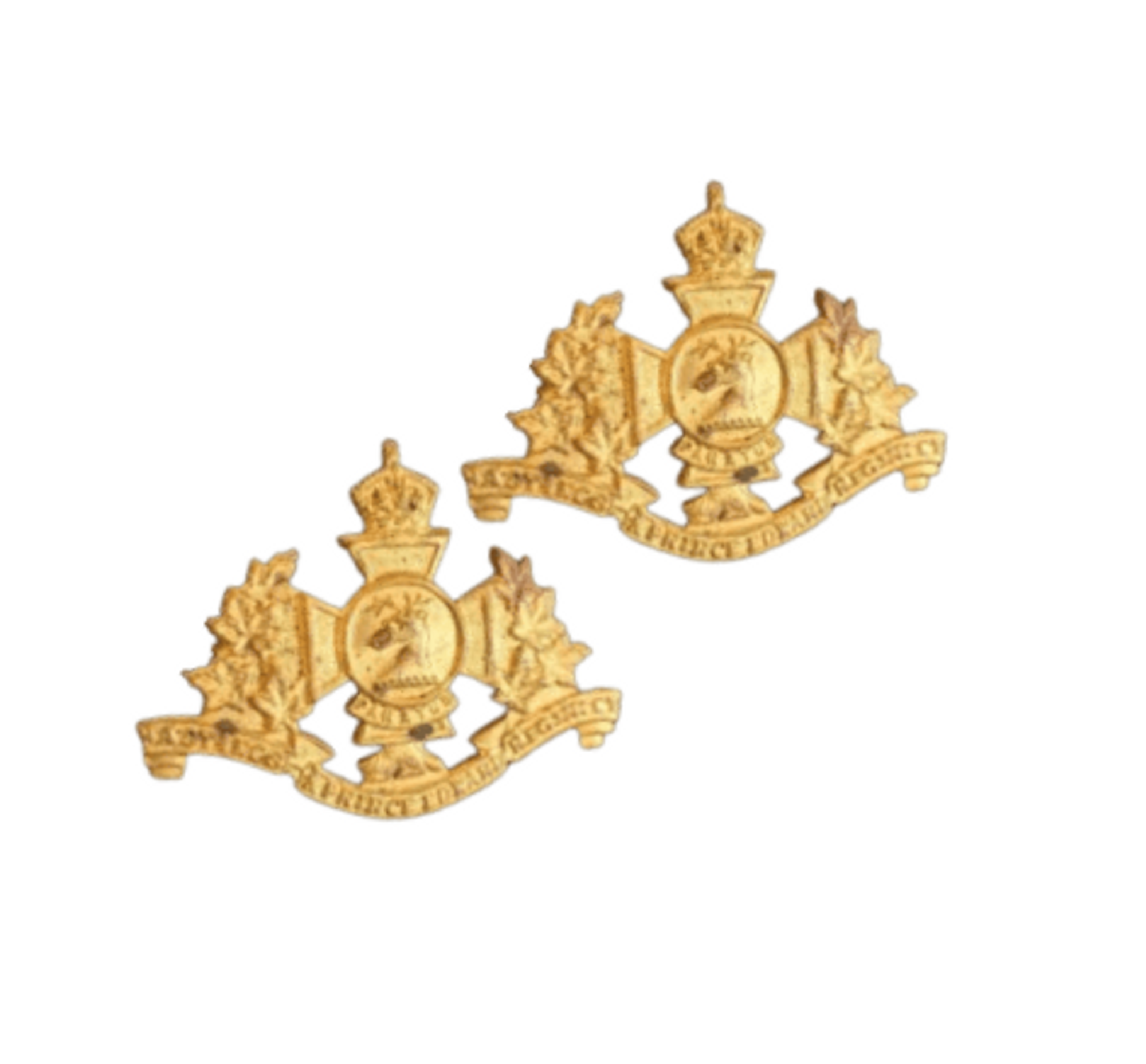 Hastings and Prince Edward Regiment Collar Badge (Pair)