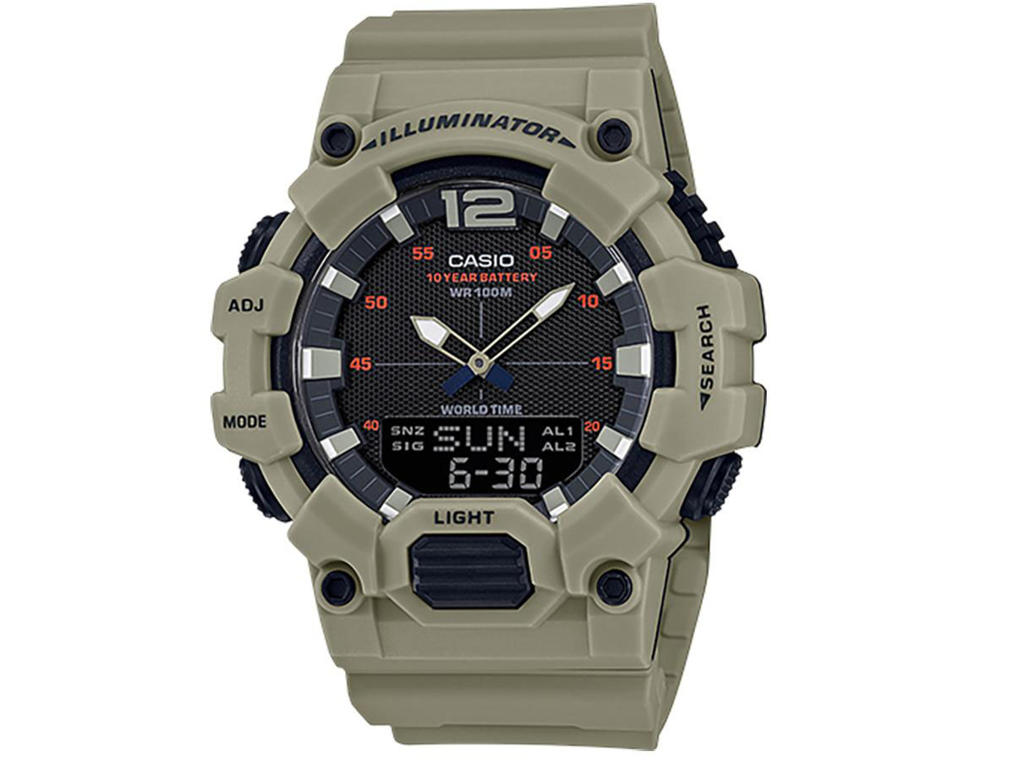 Casio HDC700 Men's Analog-Digital World Time Watch