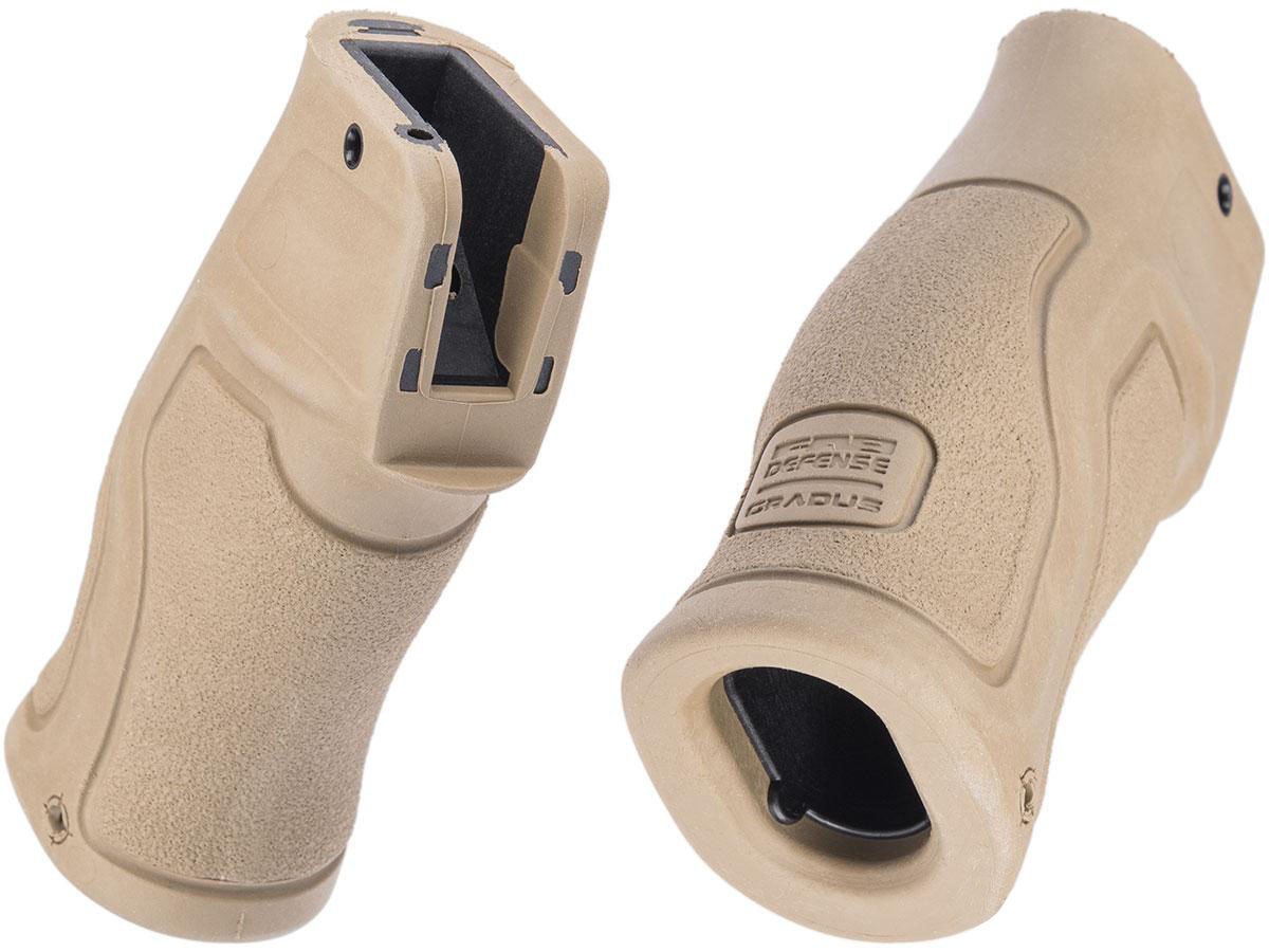 FAB Defense Gradus Rubberized Reduced Angle Ergonomic Pistol Grip for AR15 Rifles Hero Outdoors