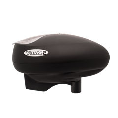 Valken V-Max Plus Paintball Loader Hopper With Max Speed Feed - Black, High-Capacity
