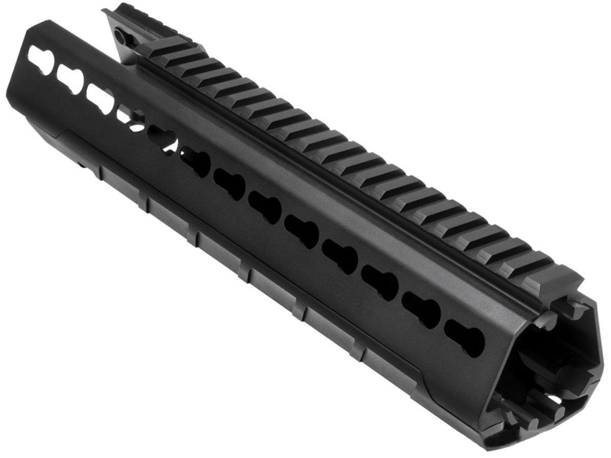 NcSTAR VISM Extended Keymod Triangle Mid-Length Handguard for M4 / AR15 Rifles