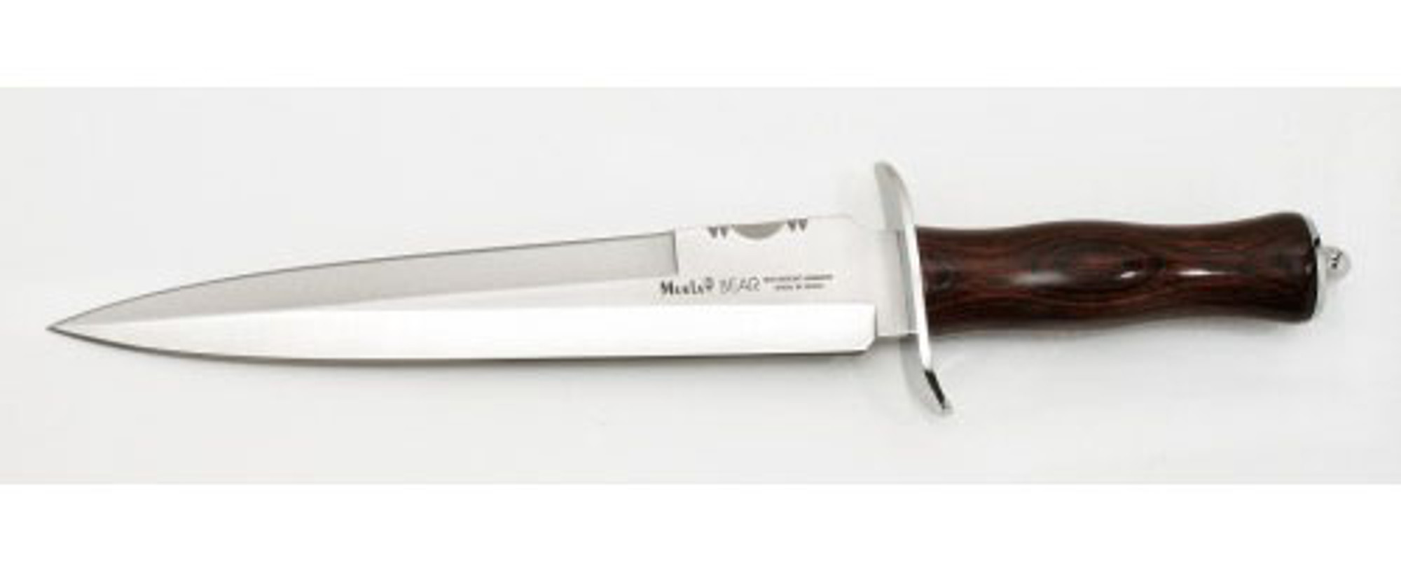 MUELA BEAR-24R, X50CrMoV15, 9-5/8" Fixed Blade Hunting Knife, Pakkawood Handle