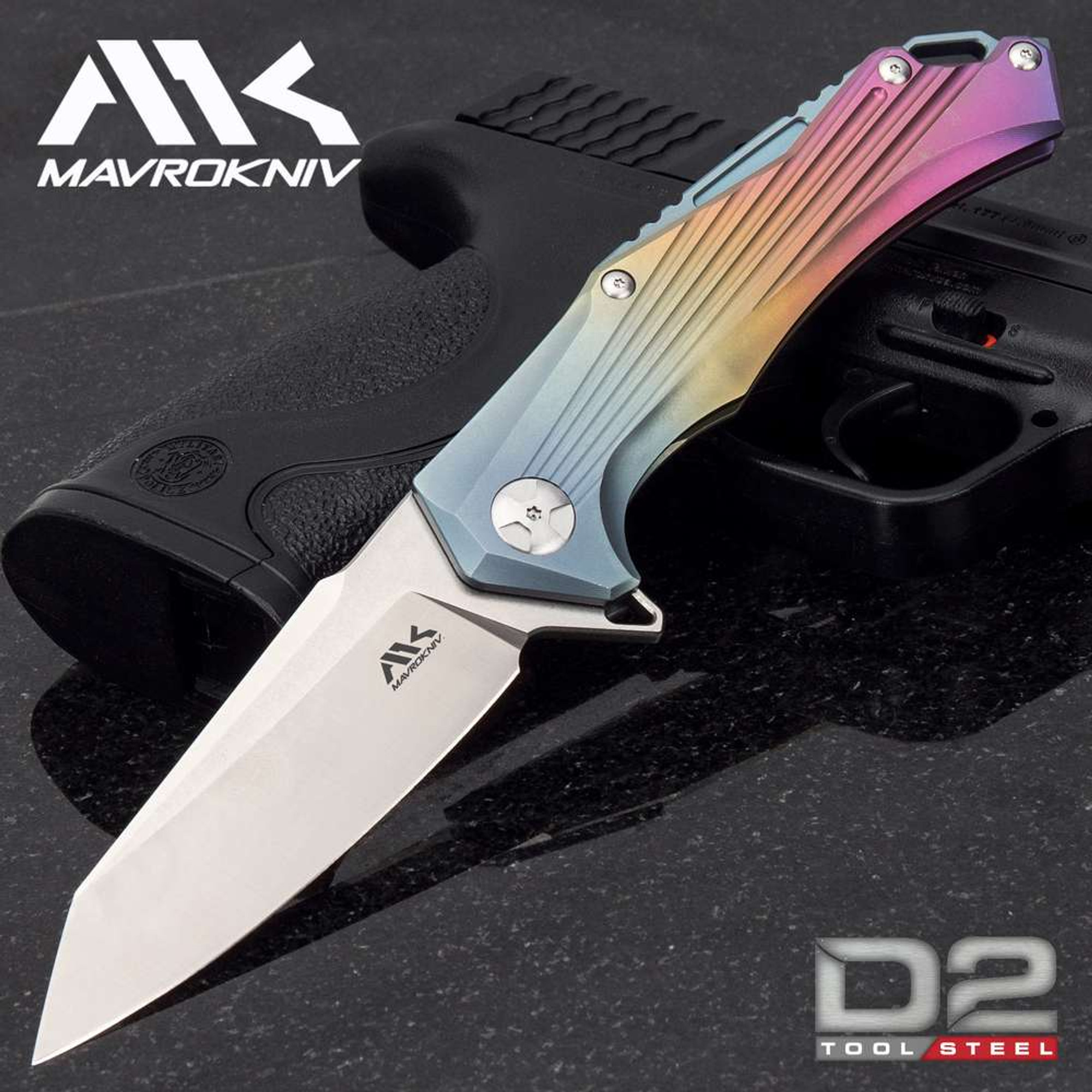 Mavrokniv Rainbow Windshear Pocket Knife