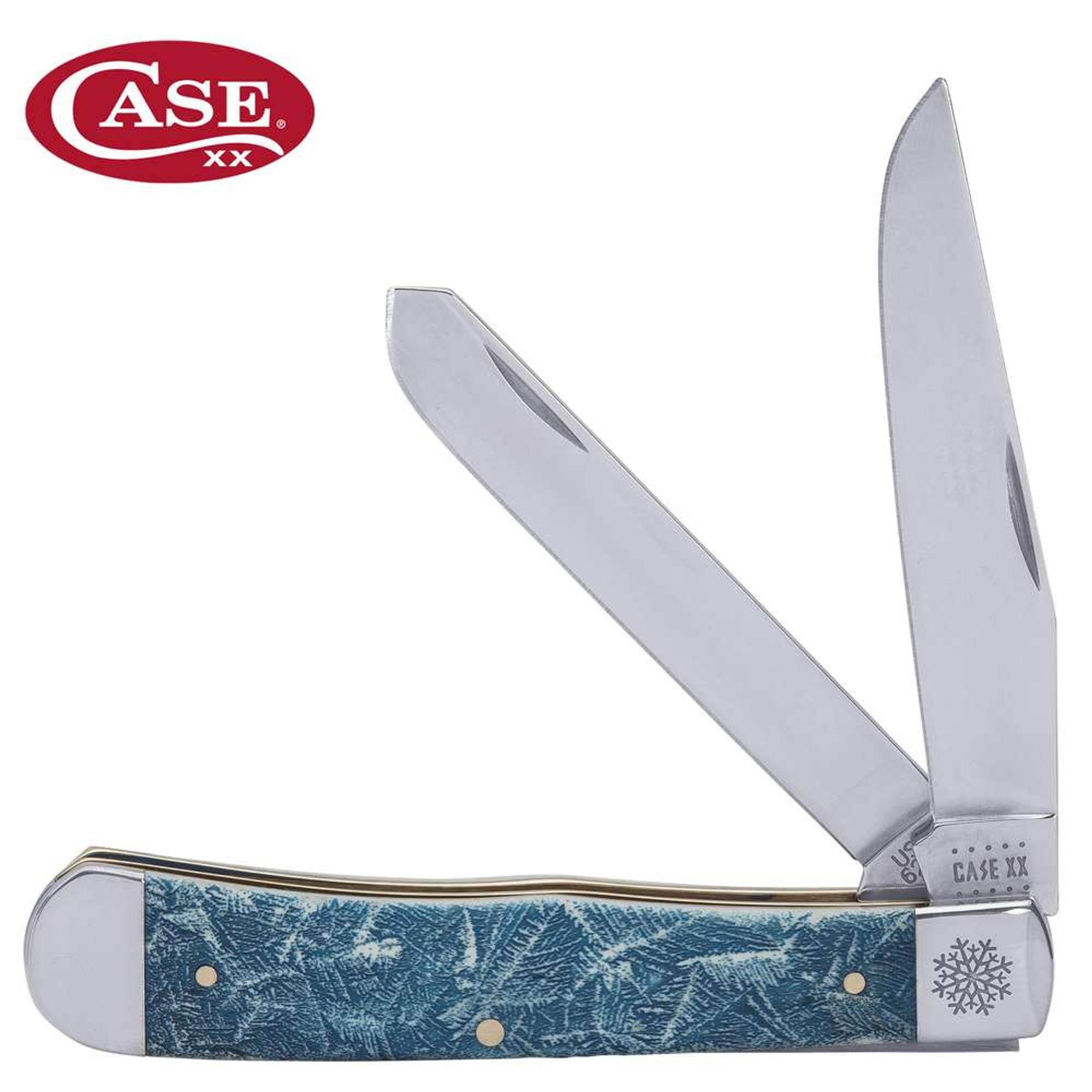 Case Christmas Ice Trapper Knife w/Gift Tin