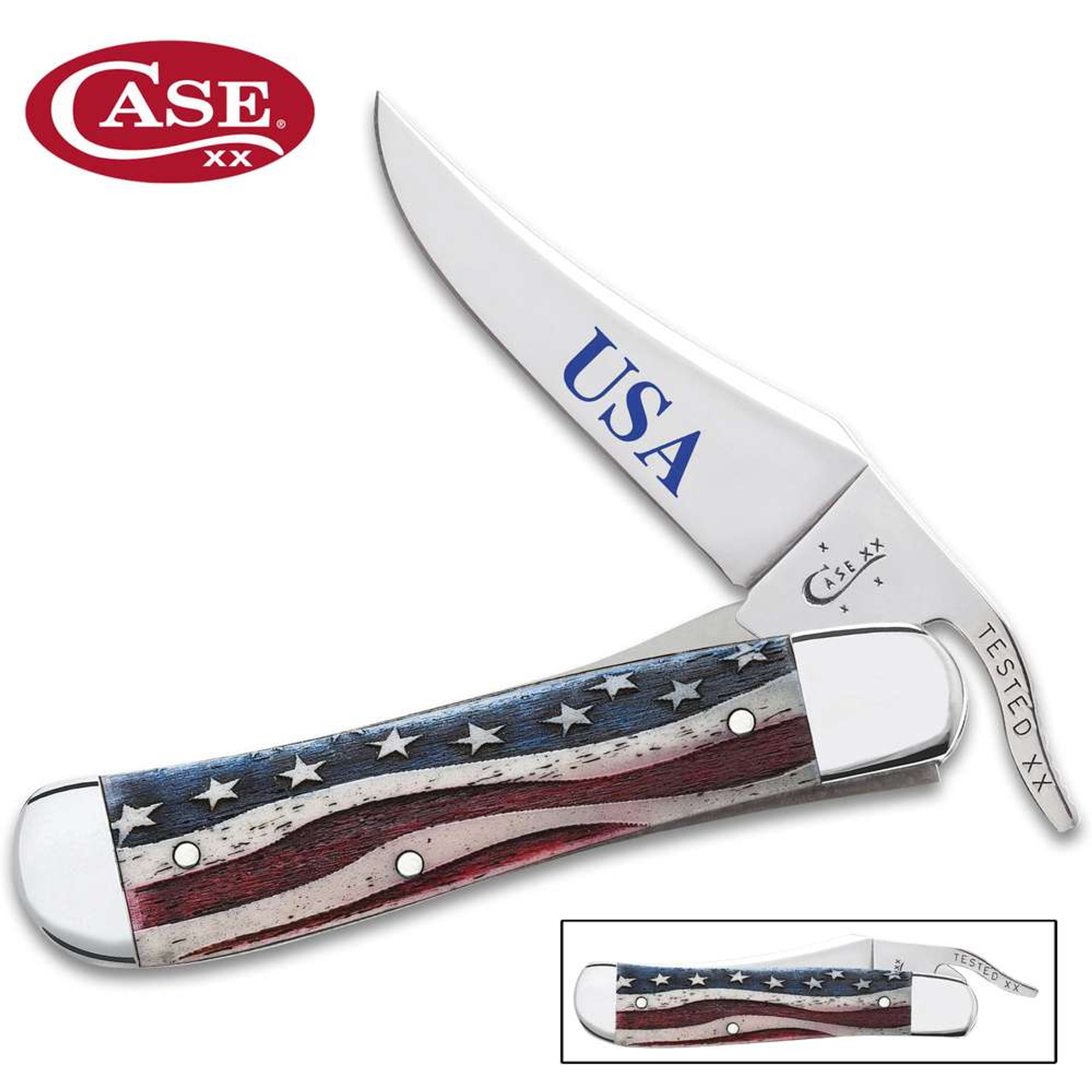 Case Star-Spangled Russlock Pocket Knife