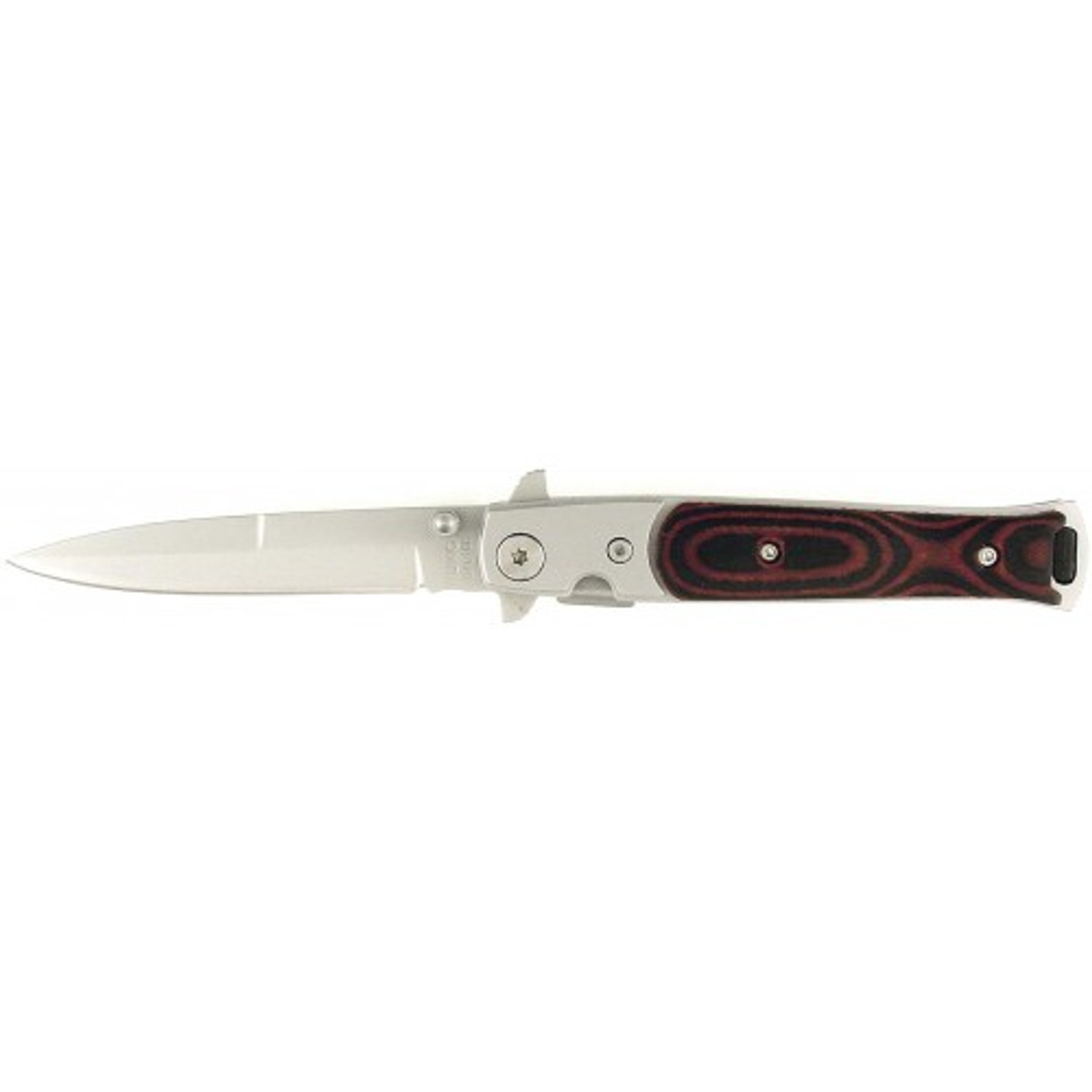 RUKO RUK0108, 440A, 3-1/4" Folding Blade Tactical Knife, Linen Micarta Handle