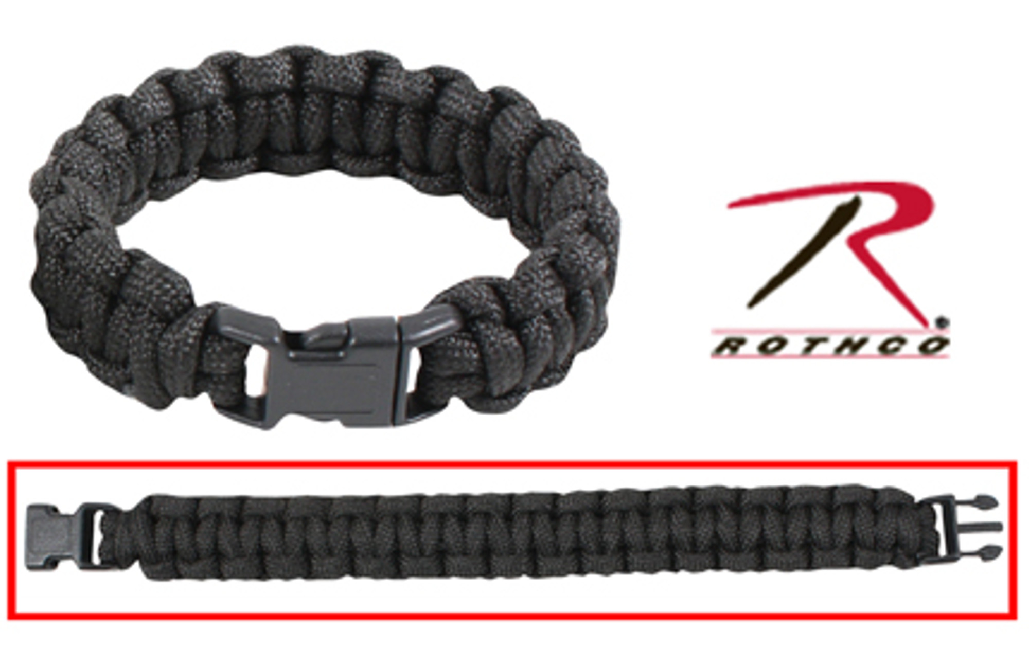 Rothco Paracord Bracelet - Black