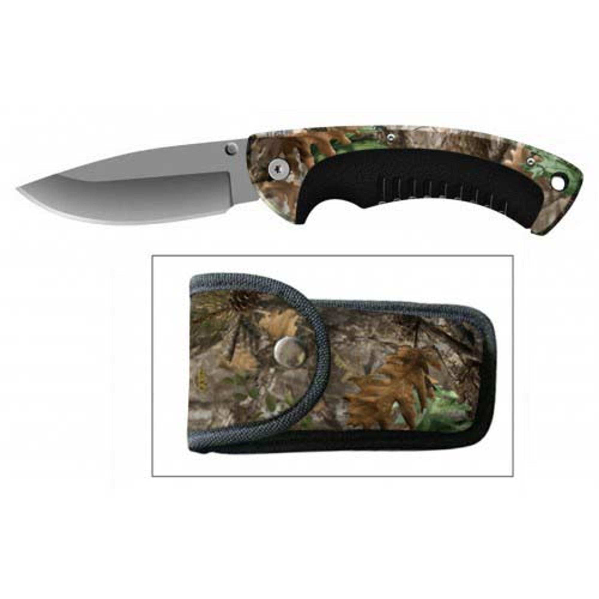 RUKO RUK0150CA, 440A, 4" Folding Blade Knife, WX-3D Handle w/RhinoHide Rubber Insert, boxed